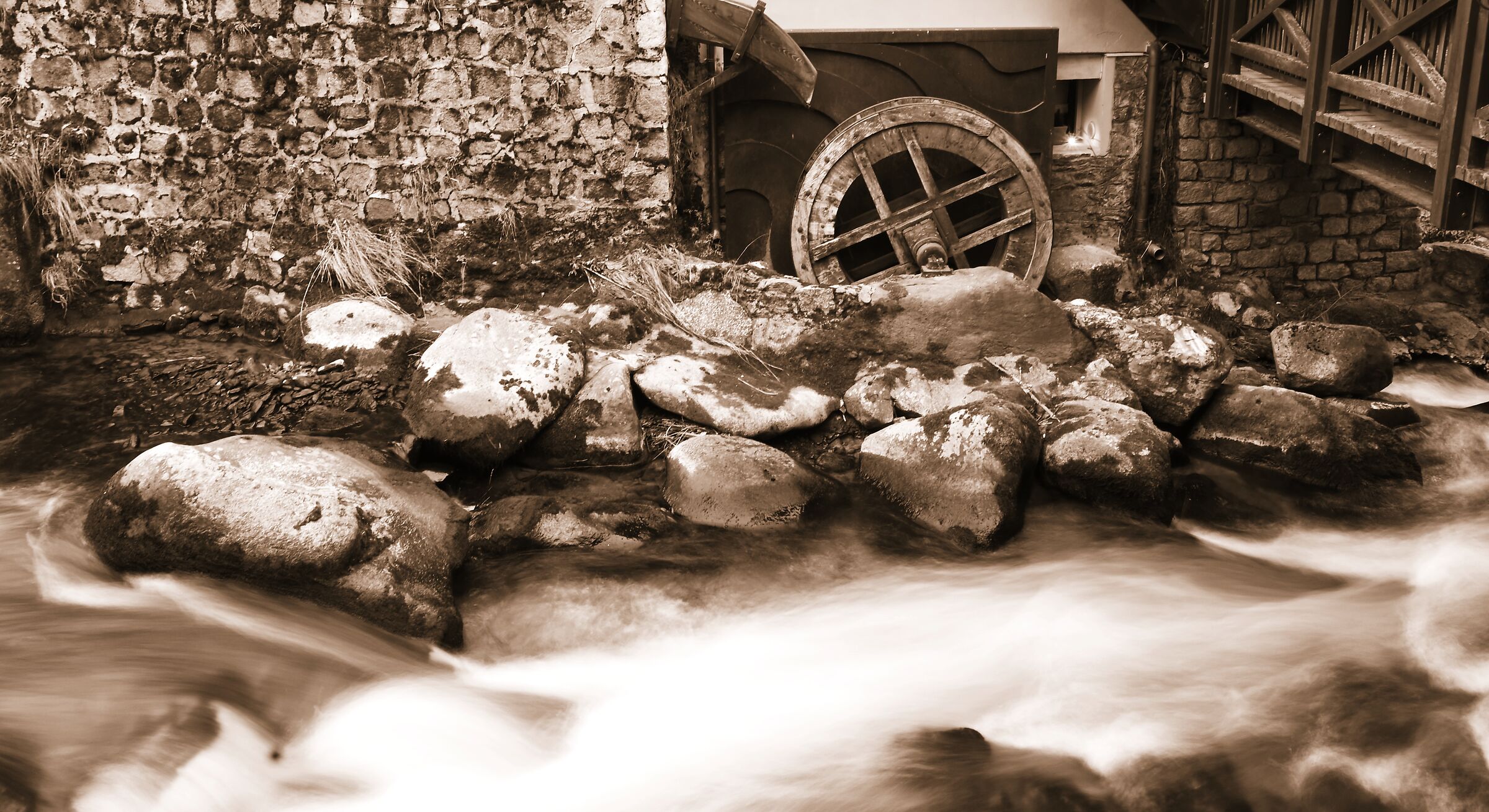 Ponte di Legno. Mulino antico