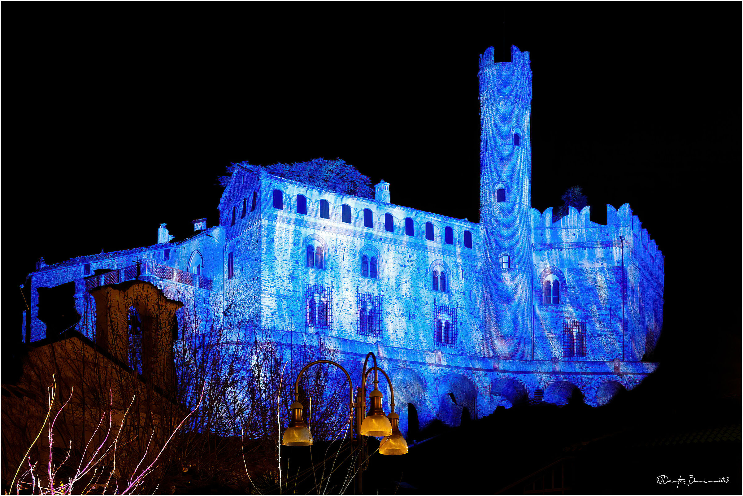 The Castle of Villardora with the Christmas dress