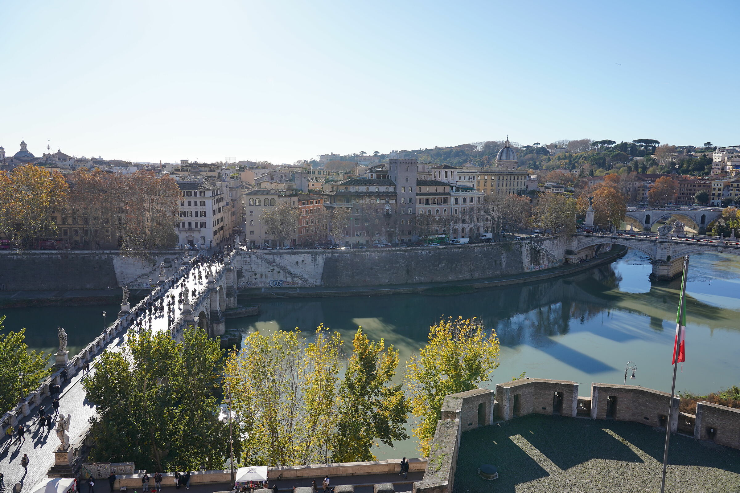 Rome view of the Tiber