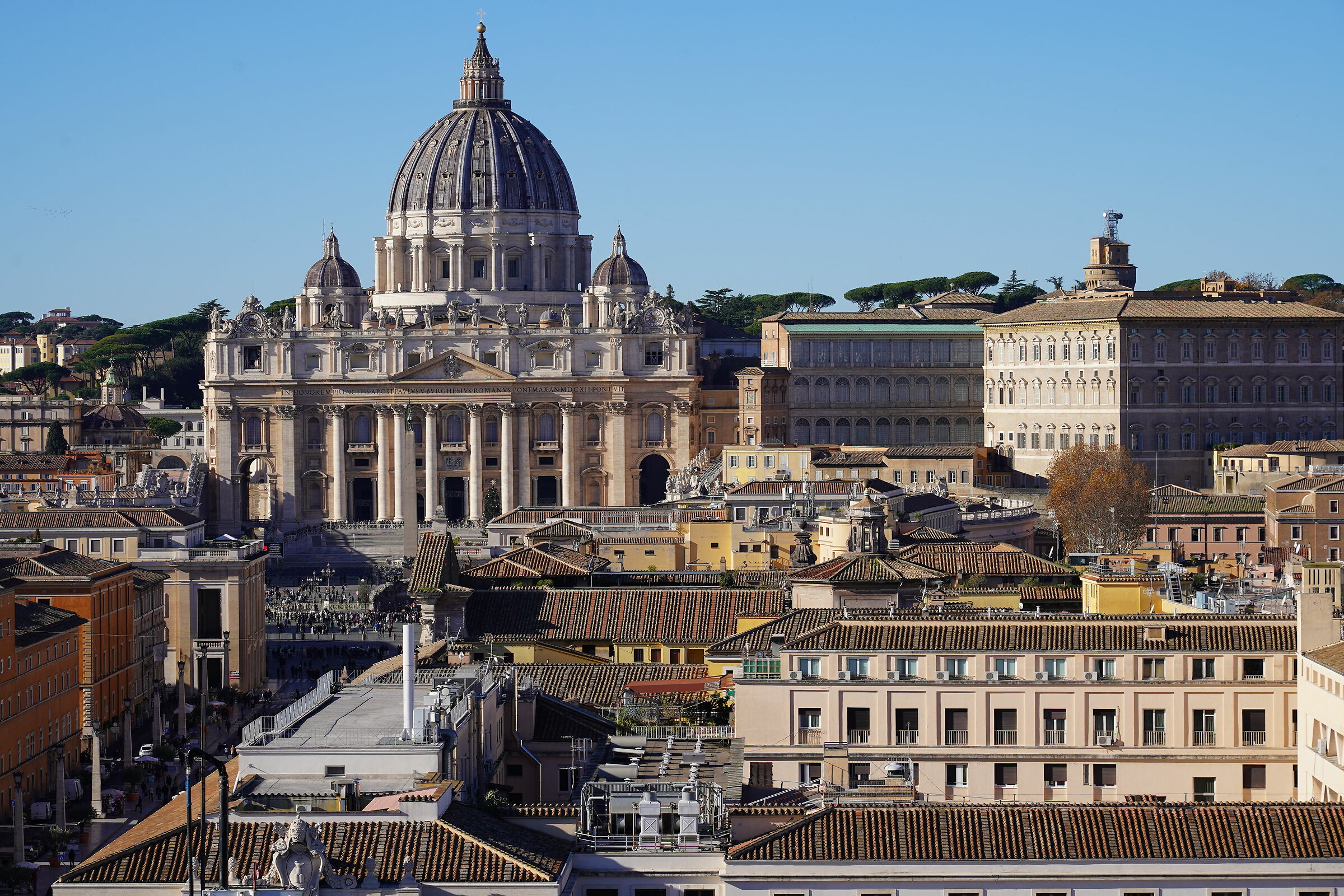 Rome view of the dome (St. Peter's)