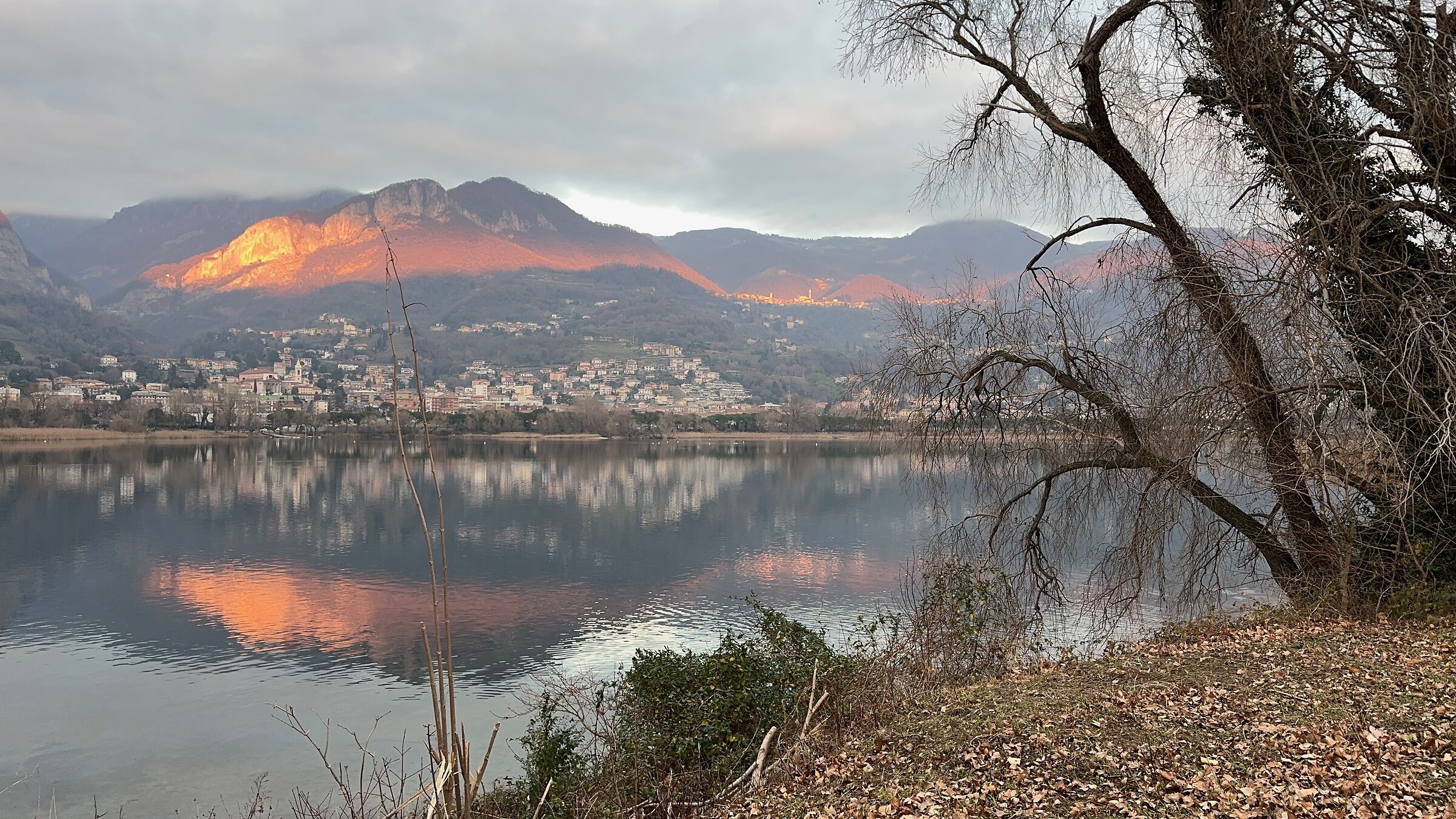 Tramonto sul lago di Olginate 2