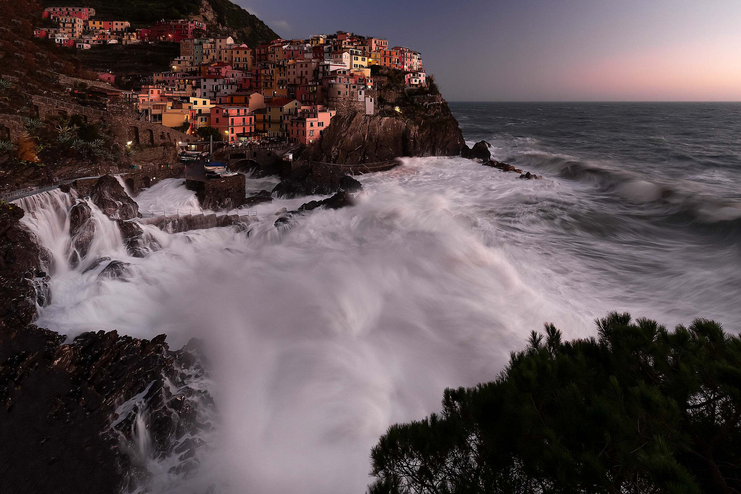 Mareggiata a Manarola (Sp)