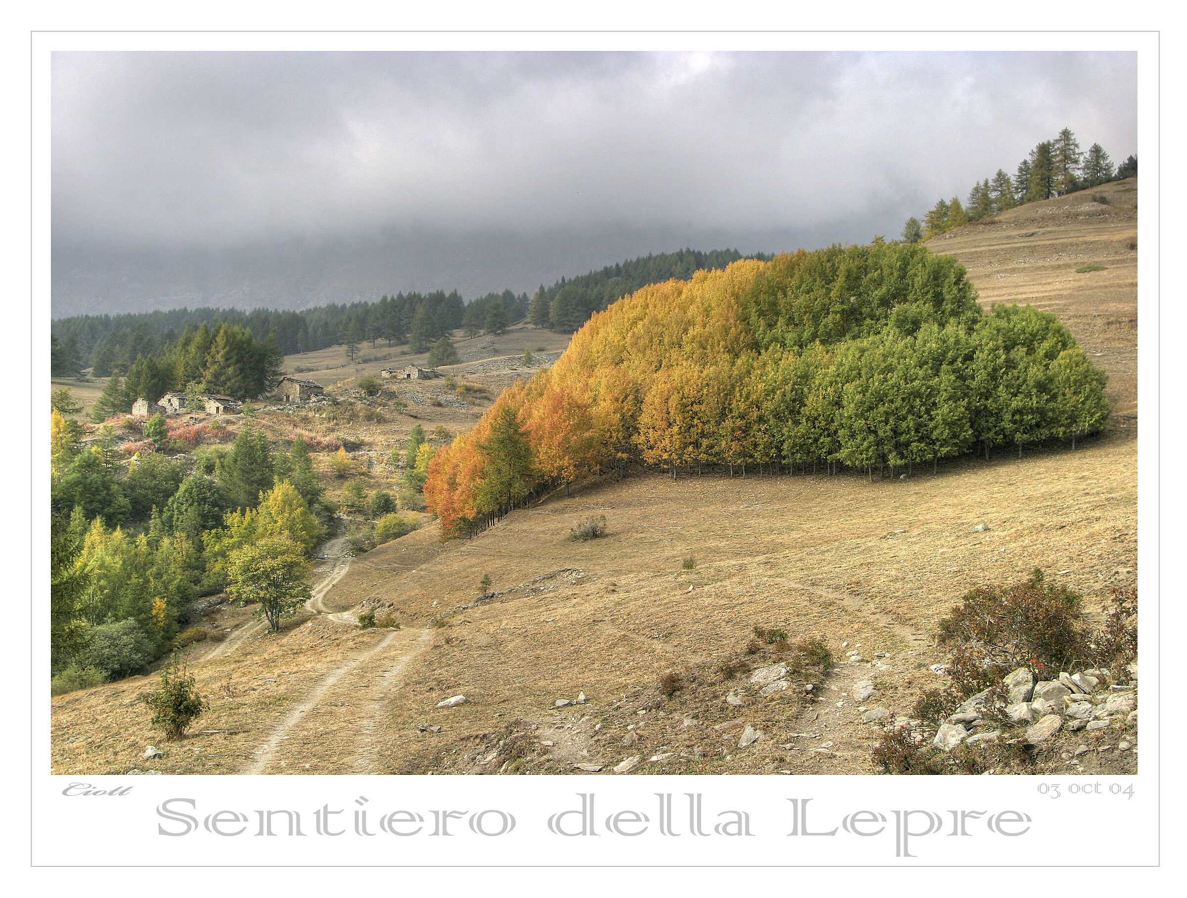 Sentiero della lepre, l'autunno avanza