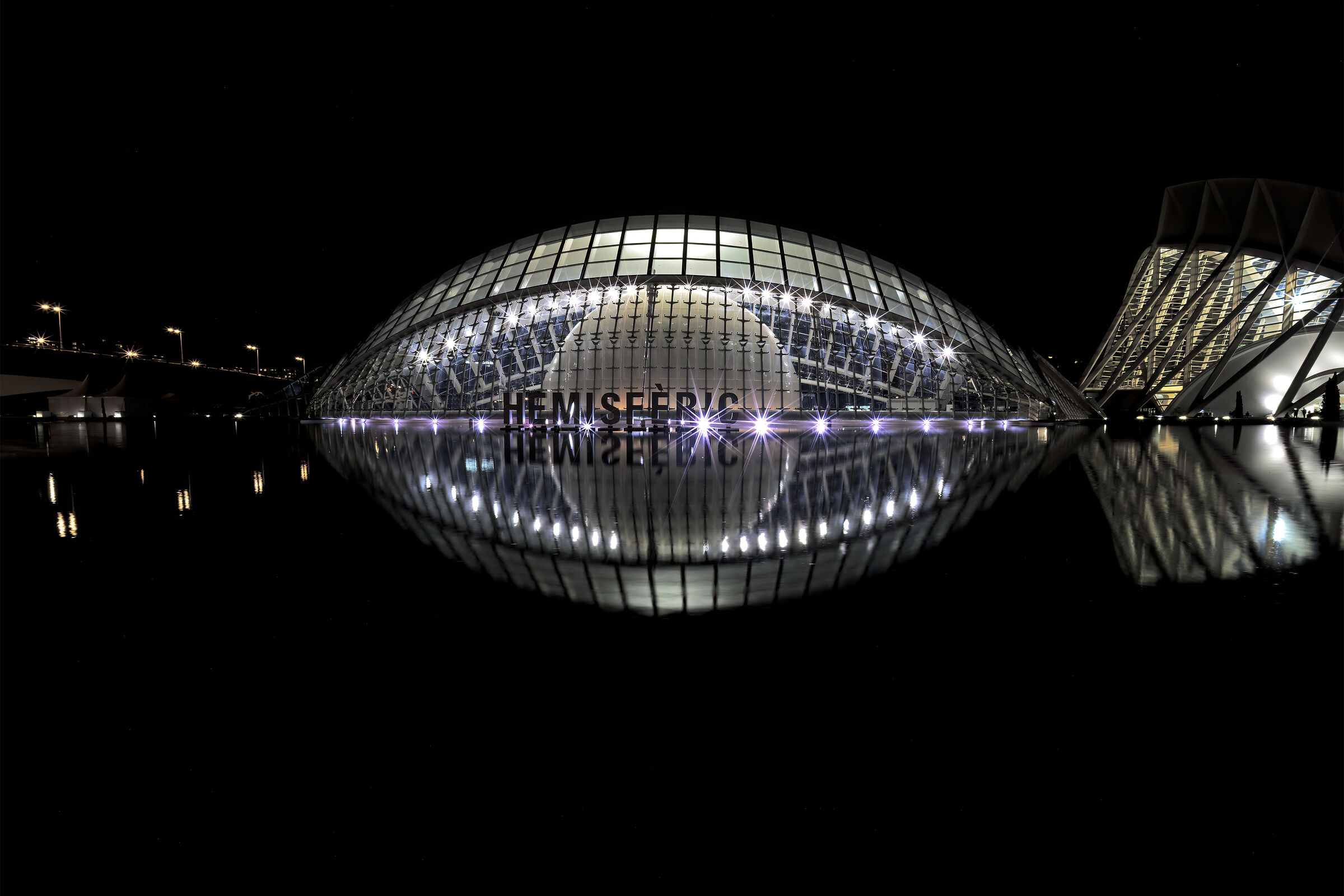 Notturno alla Ciutat de les Arts i les Ciències