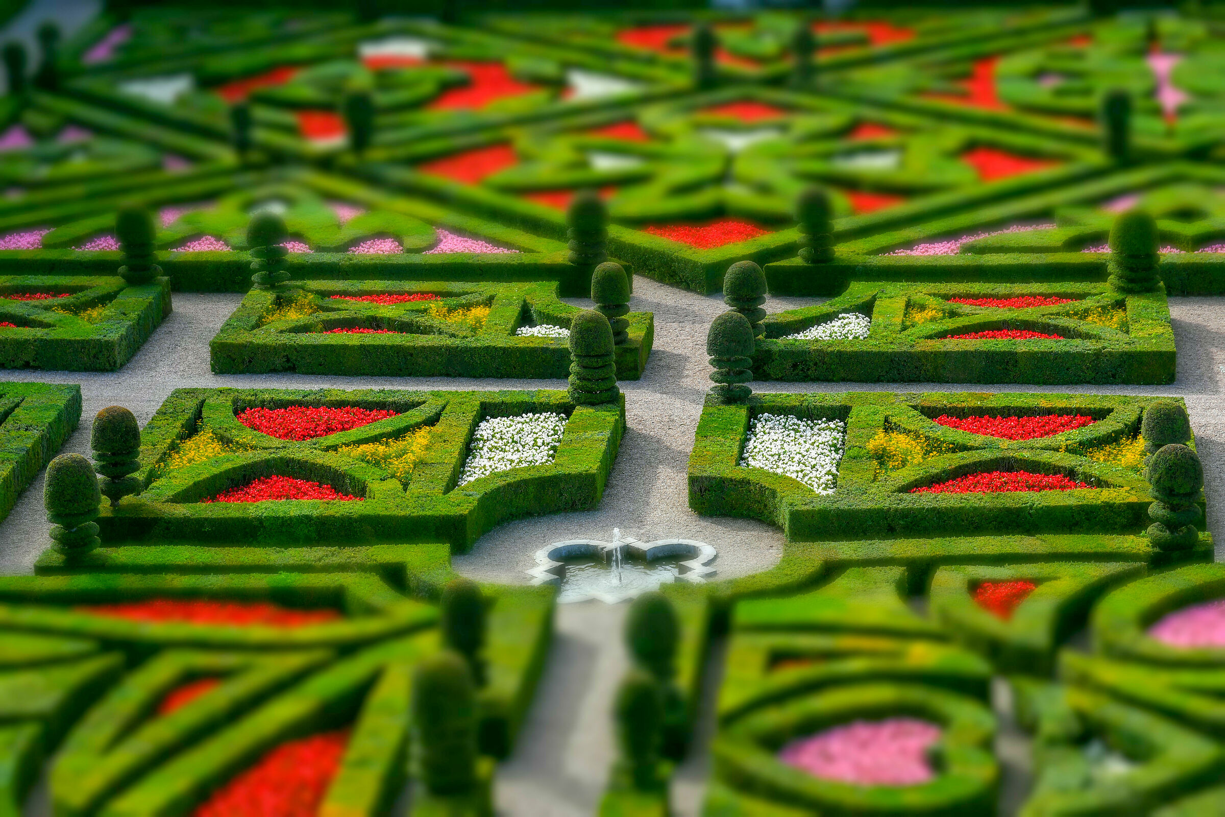 Gardens of Villandry d'Azay Le Rideau