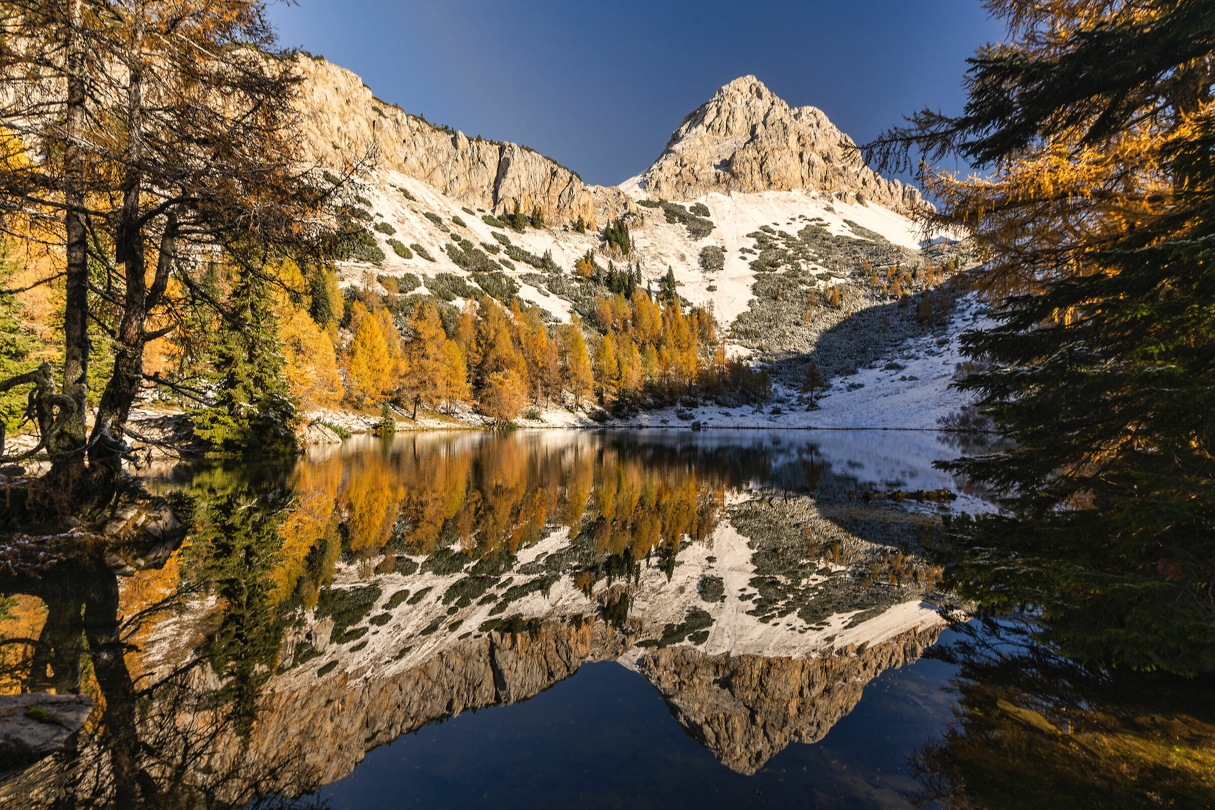 Riflessi carnici ( lago di Bordaglia )