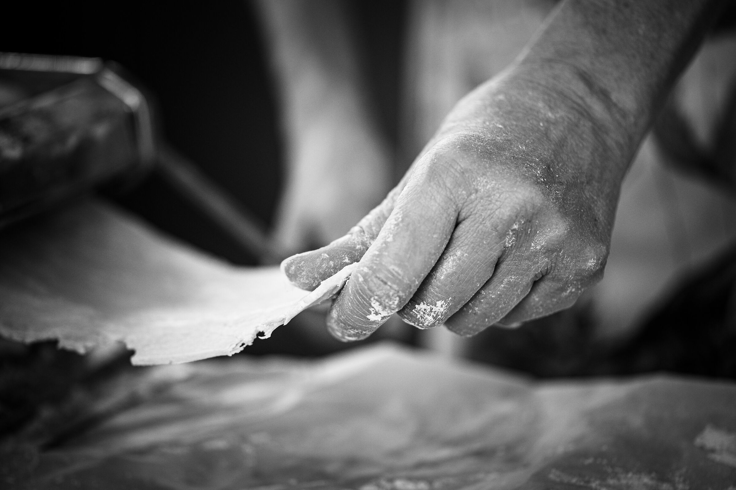 Rolling out the dough...