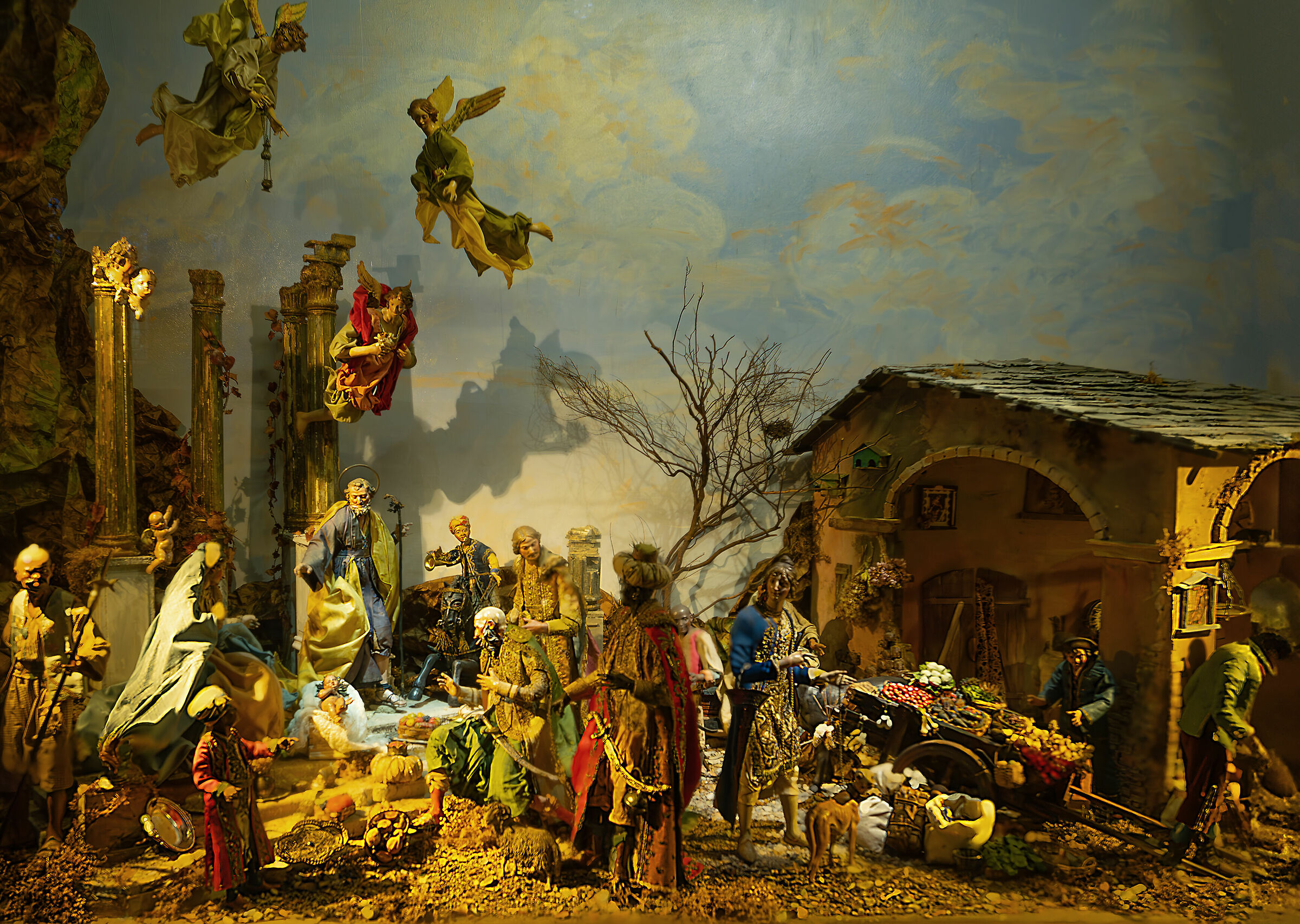 Genoa - San Lorenzo - Nativity scene