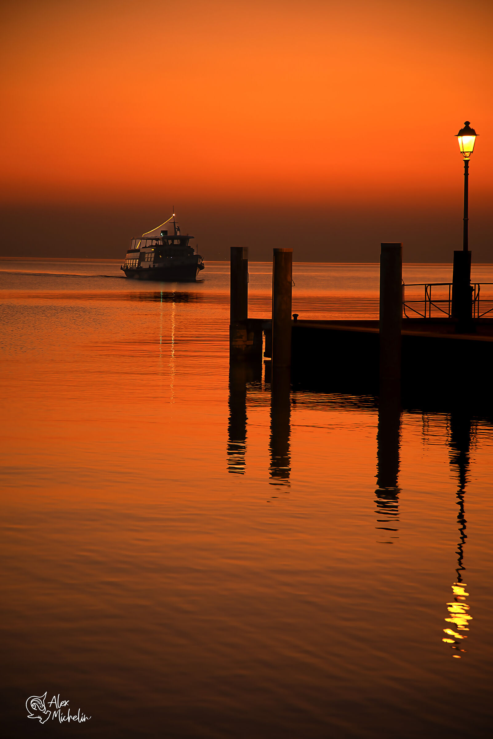 tramonto a Garda