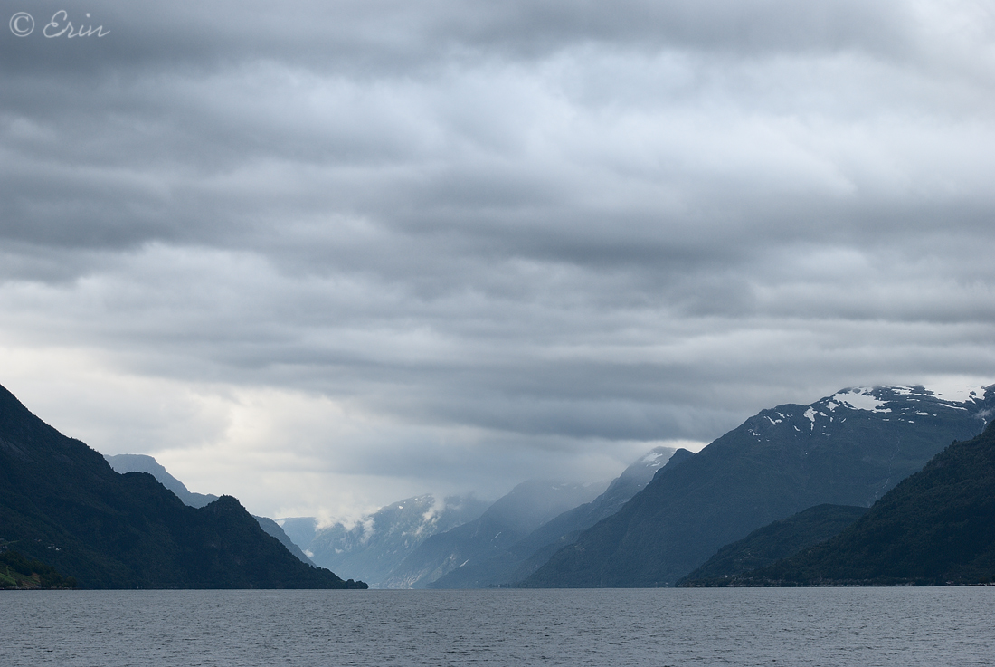 Hardangerfjord, Norvegia.