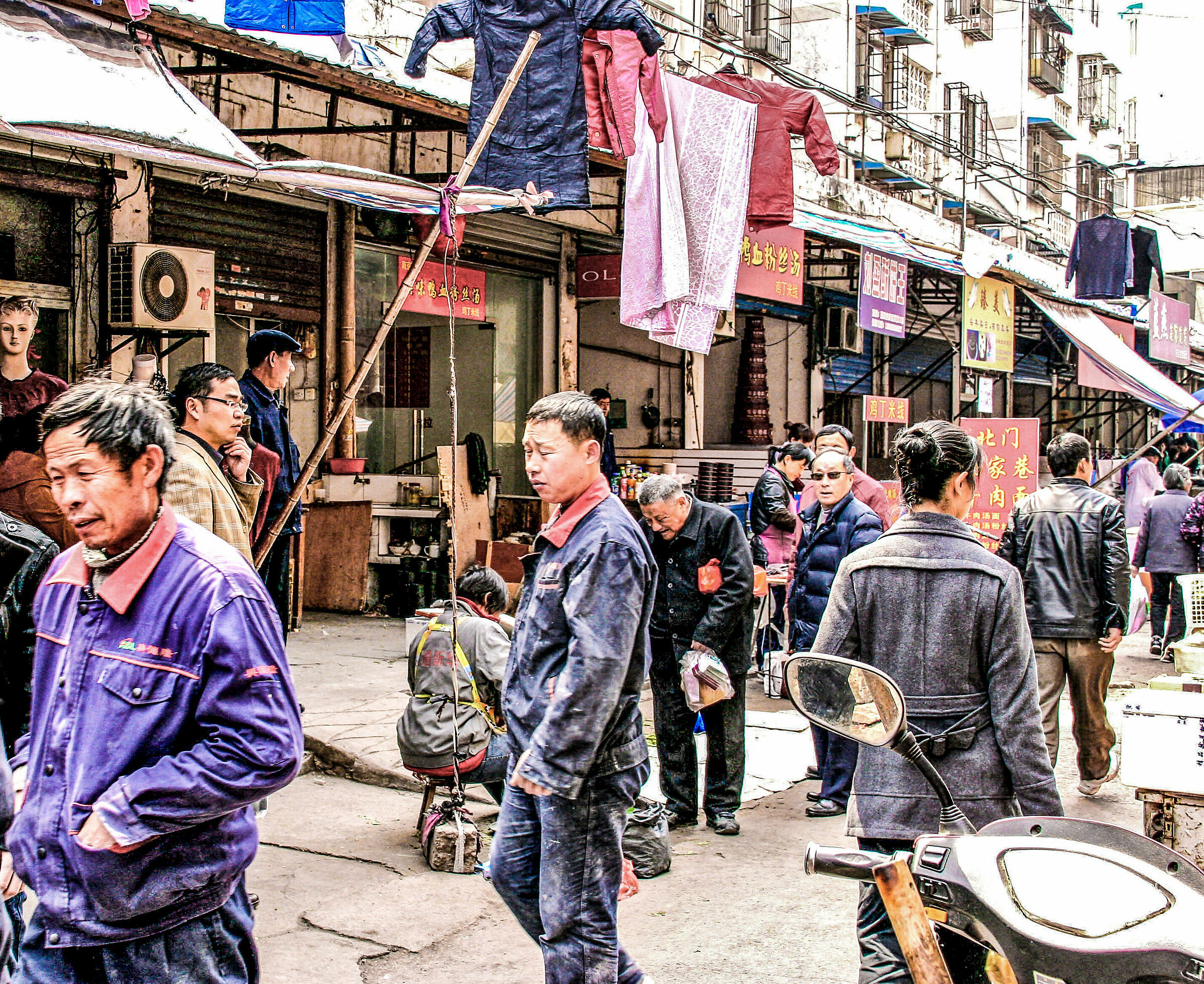 Mercato di Wuhu Cina