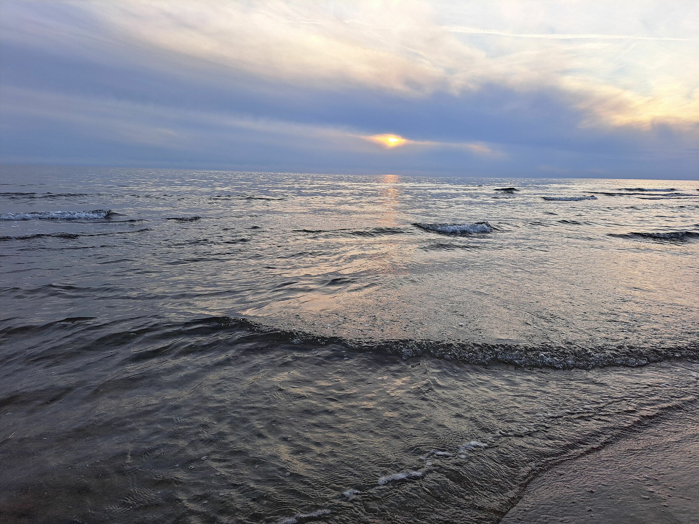 Sunset at Latina beach