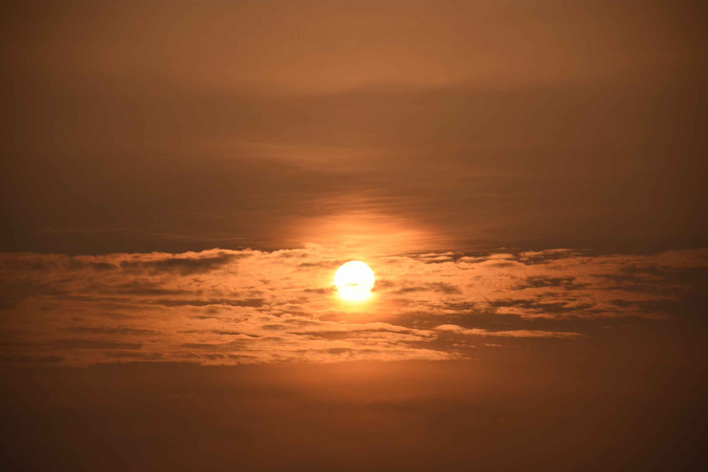 Tramonto dai colli di Bergamo