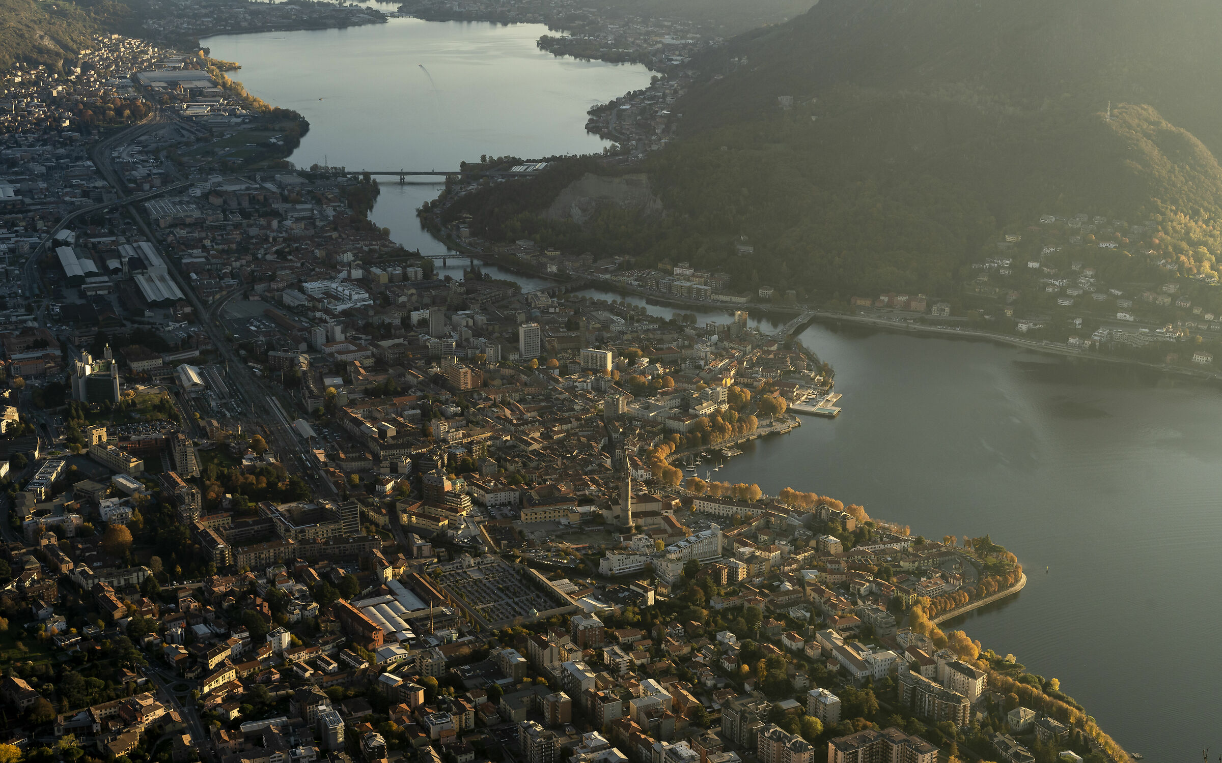 Sunset over Lecco