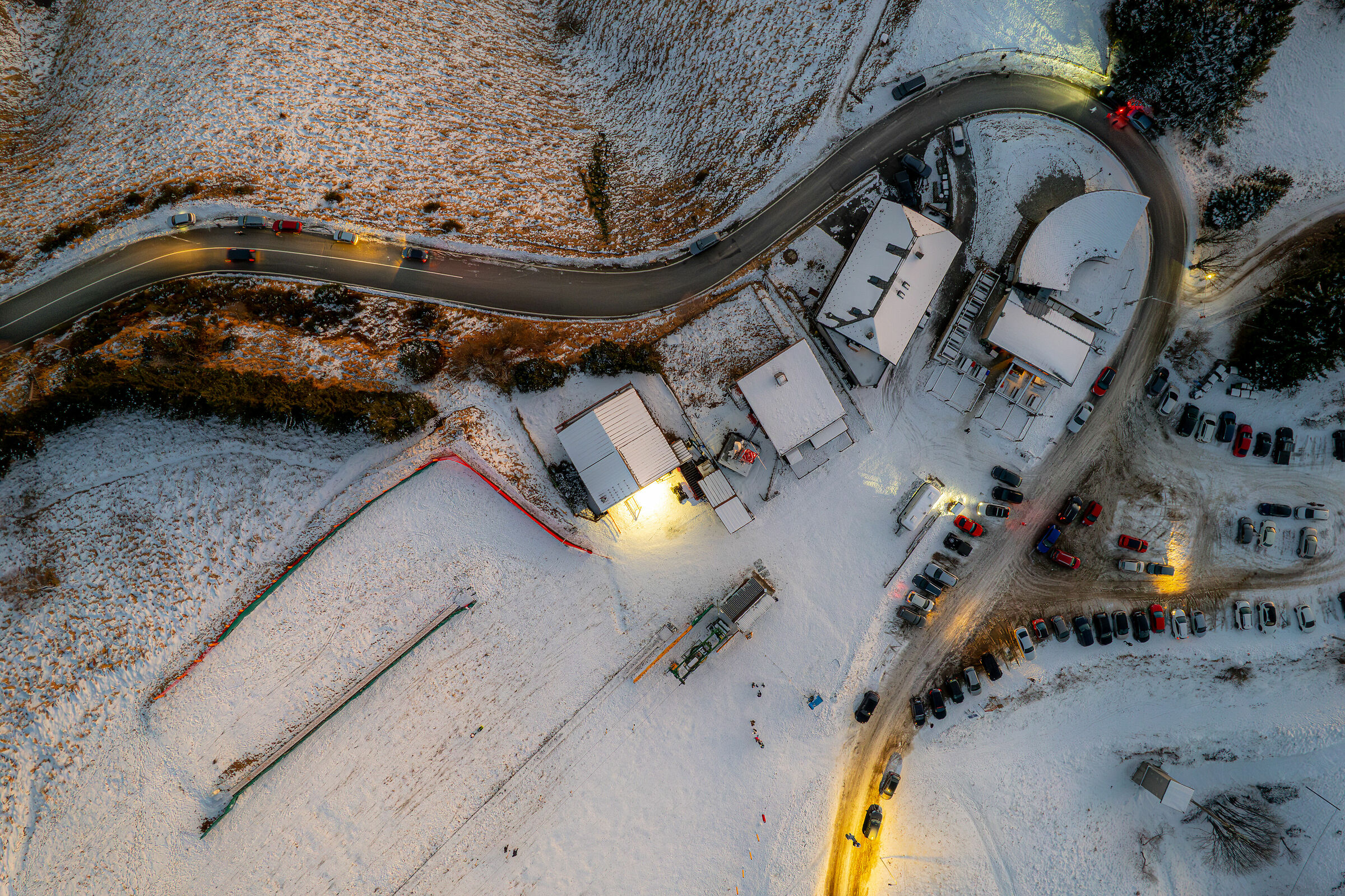 The first snow of 2024