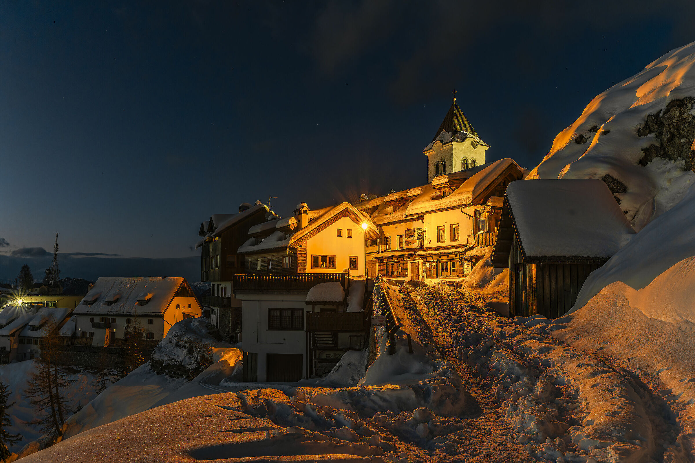 Monte Lussari some snowfall ago ( 2017 )