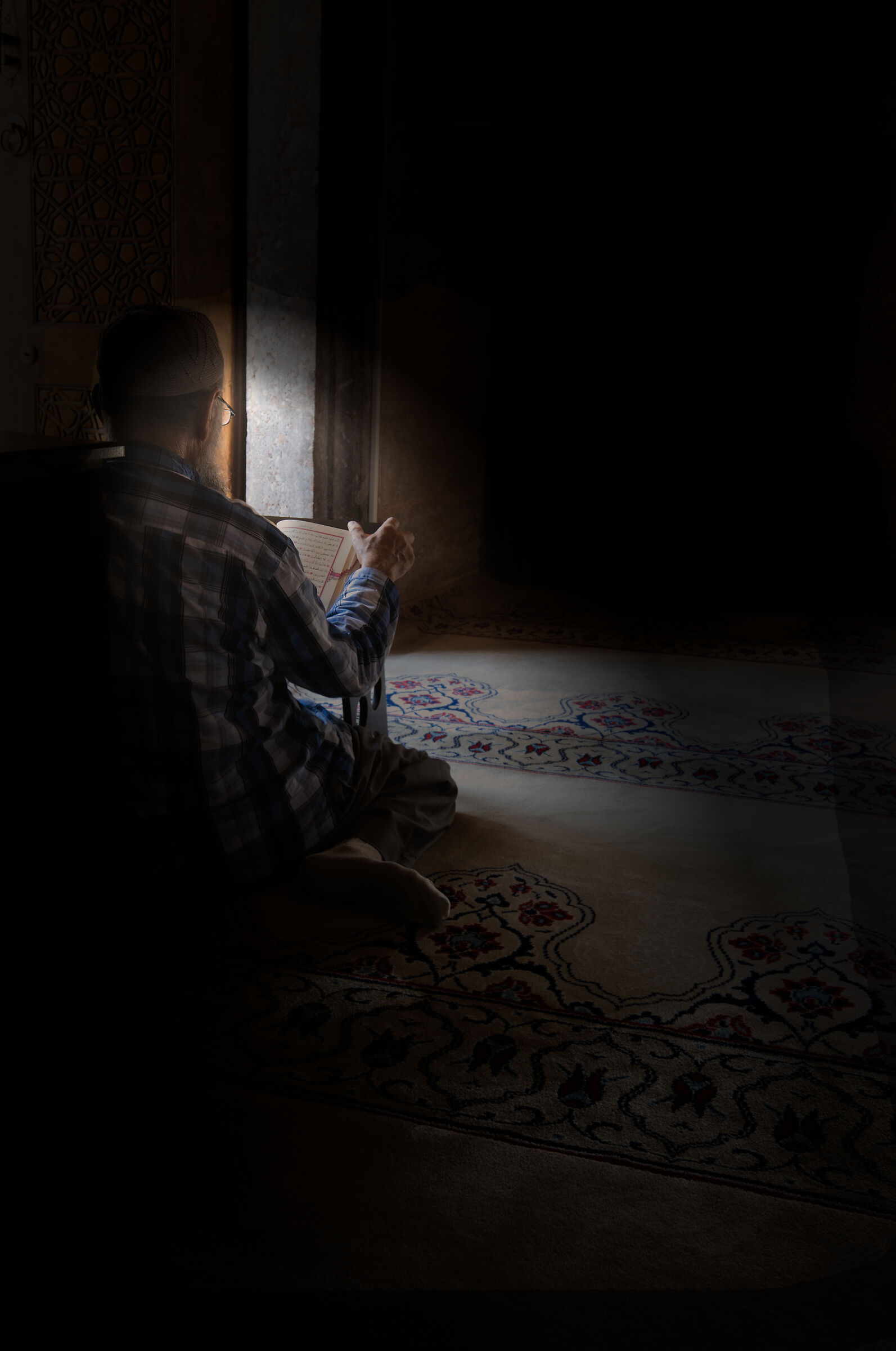 prayer in the mosque
