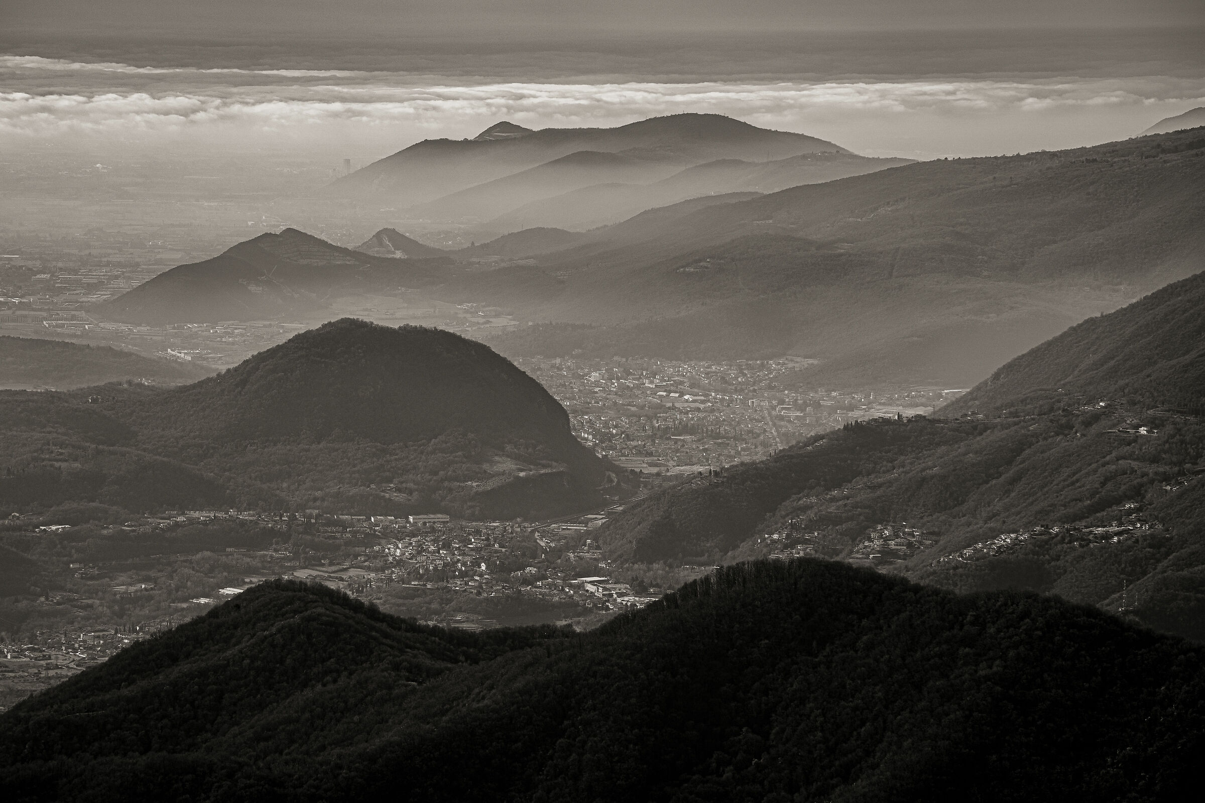 View from Monte Pizzocolo - Lake Garda