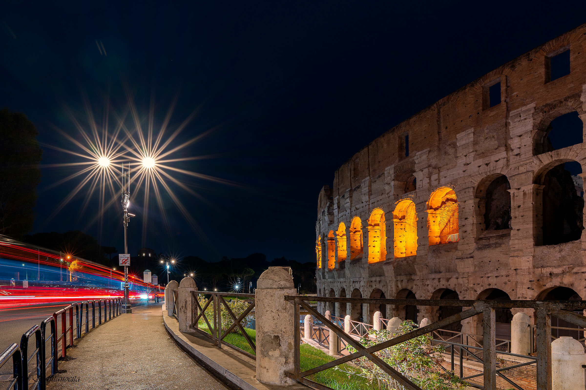 Colosseum before sunrise