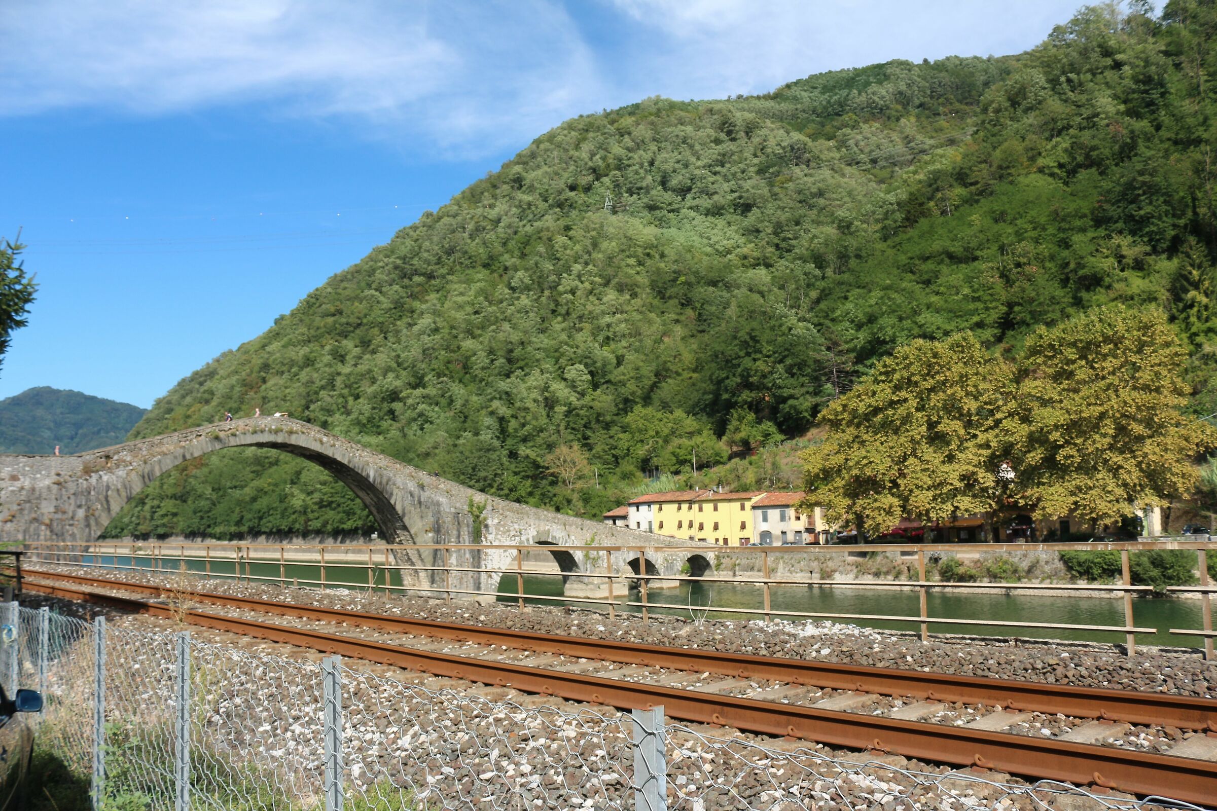 The Devil's Bridge of Borgo a Mozzano ( Lucca )
