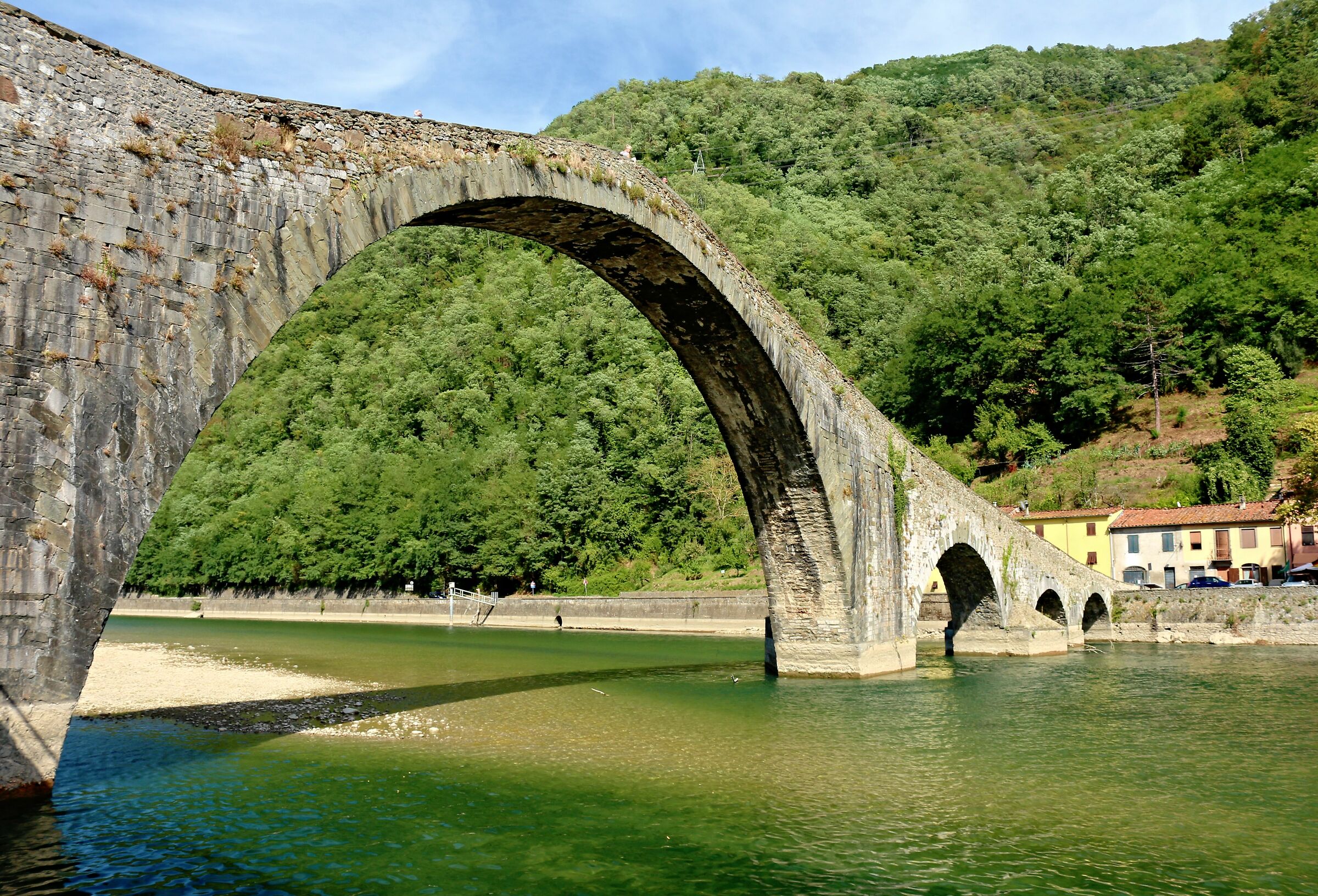 The Devil's Bridge of Borgo a Mozzano ( Lucca )