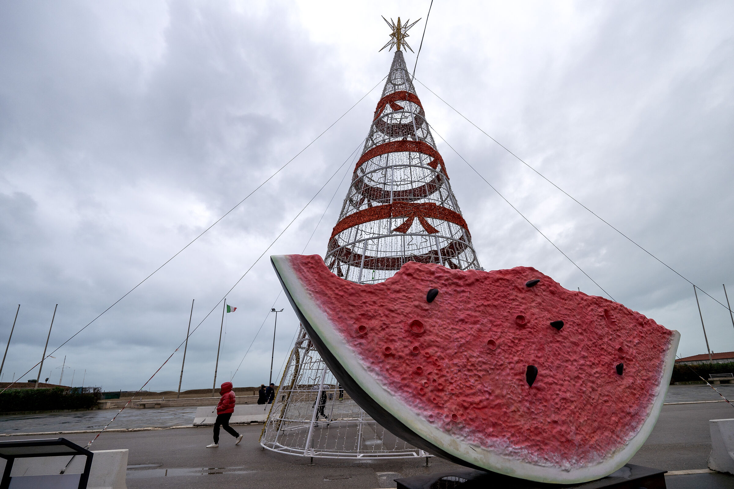 An out-of-season watermelon