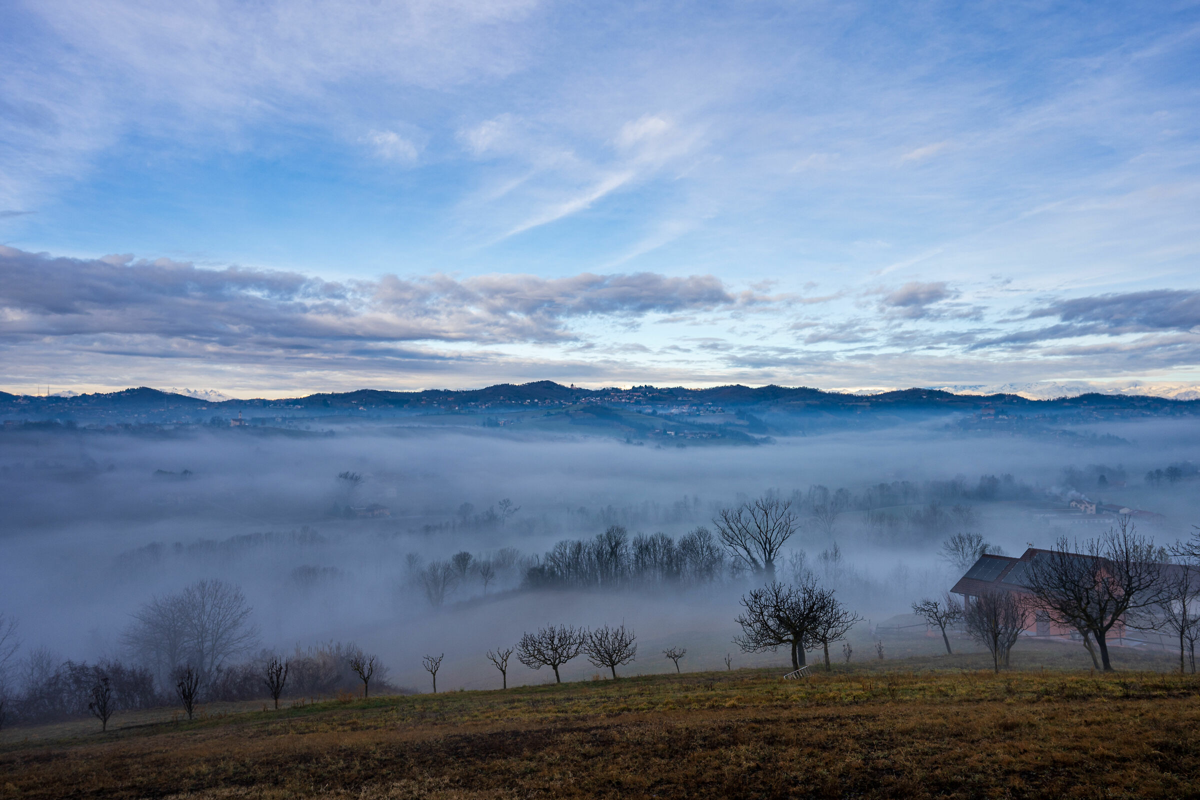 Nebbia in collina