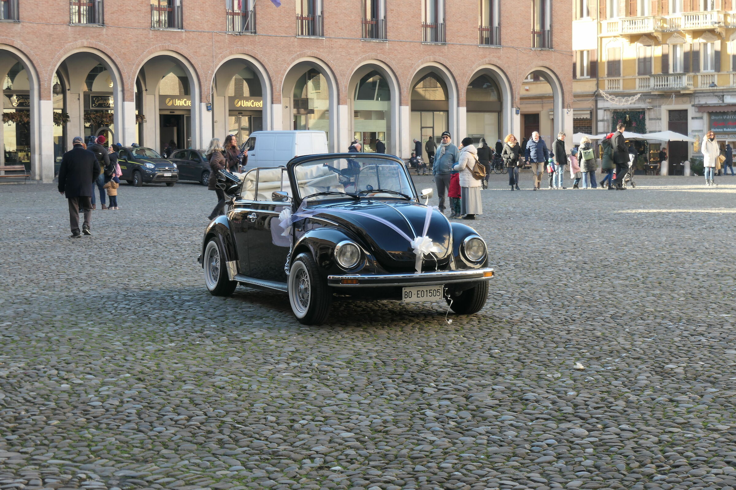In Modena you get married in a Beetle