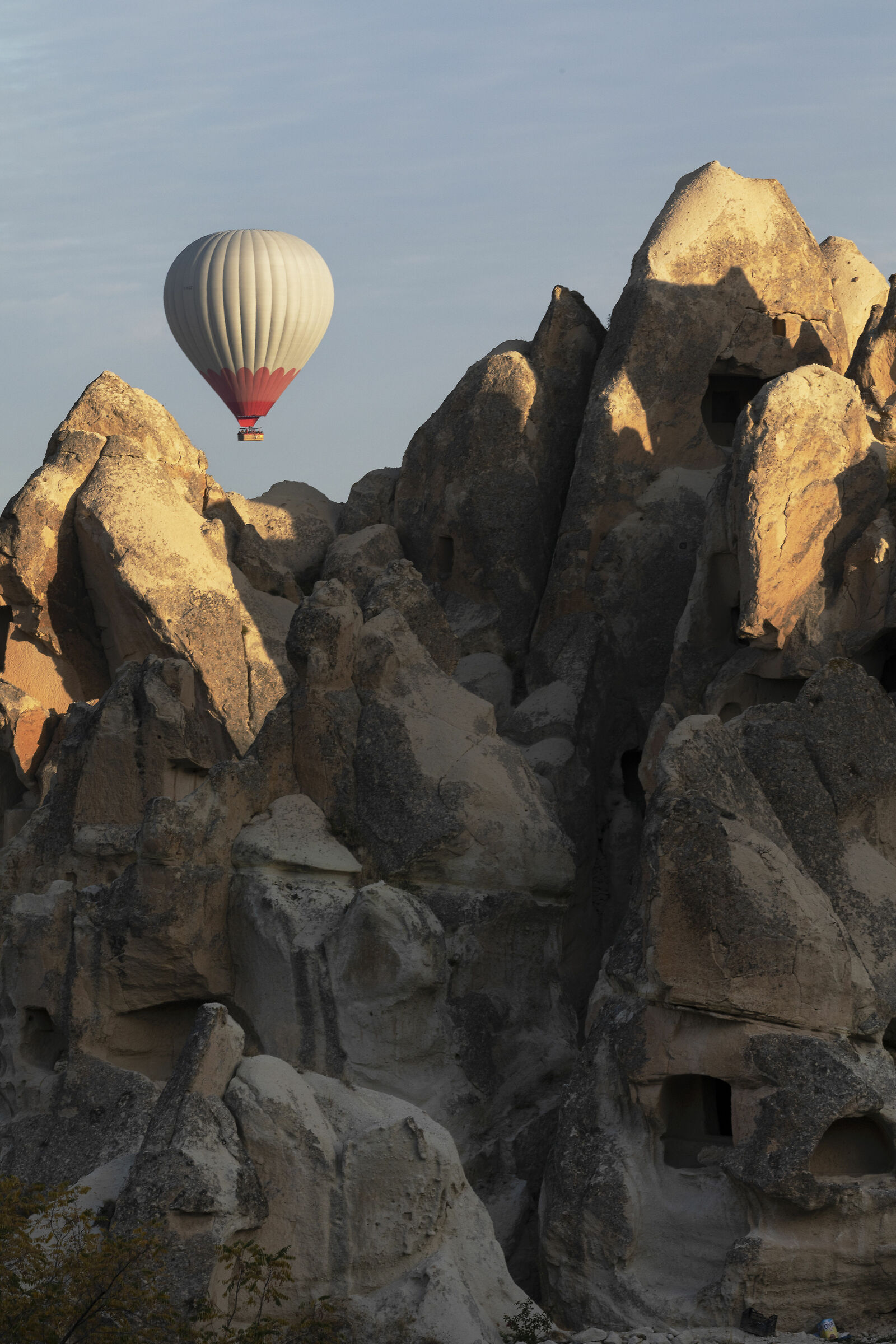 Balloon and rocks