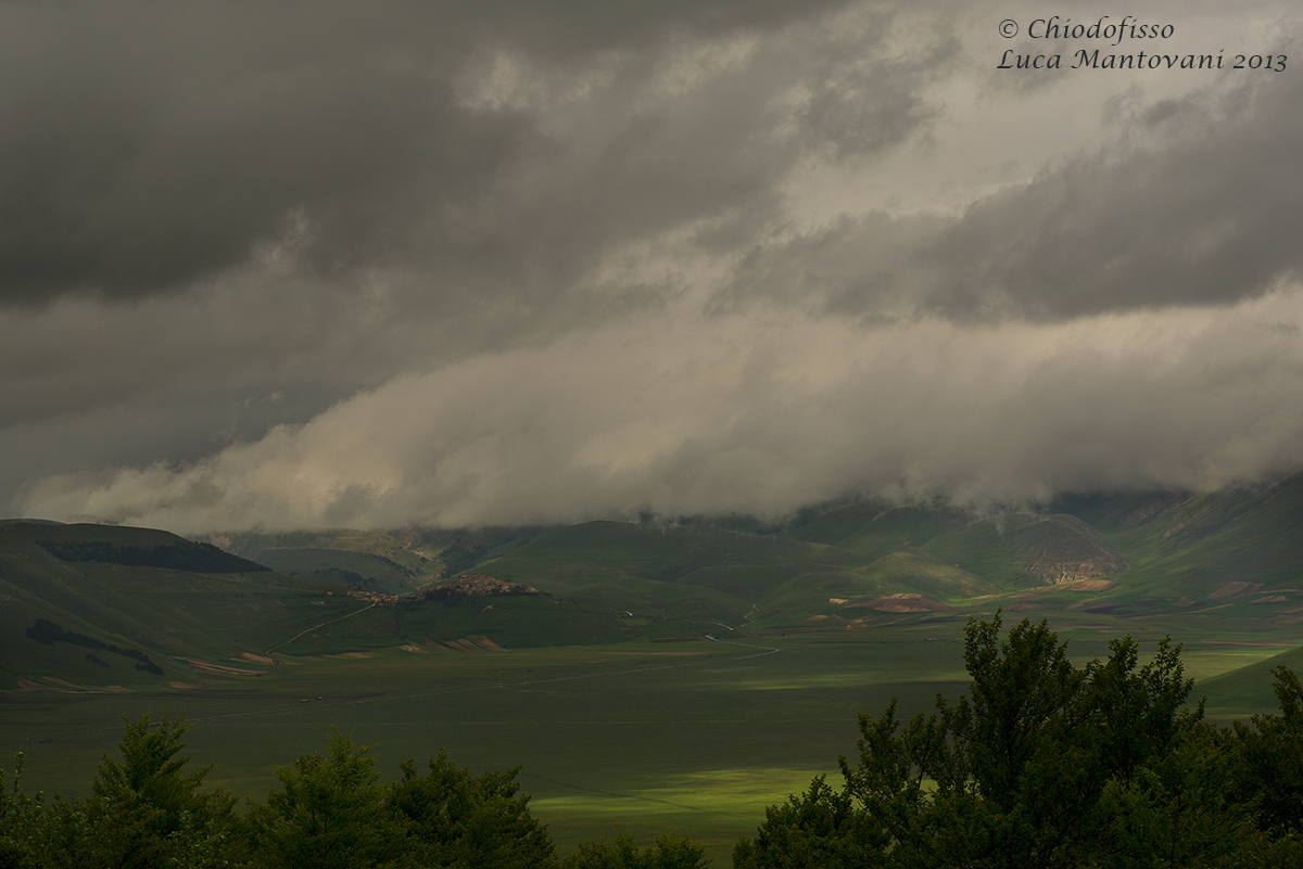 Castelluccio di Norcia - Vista dall'alto