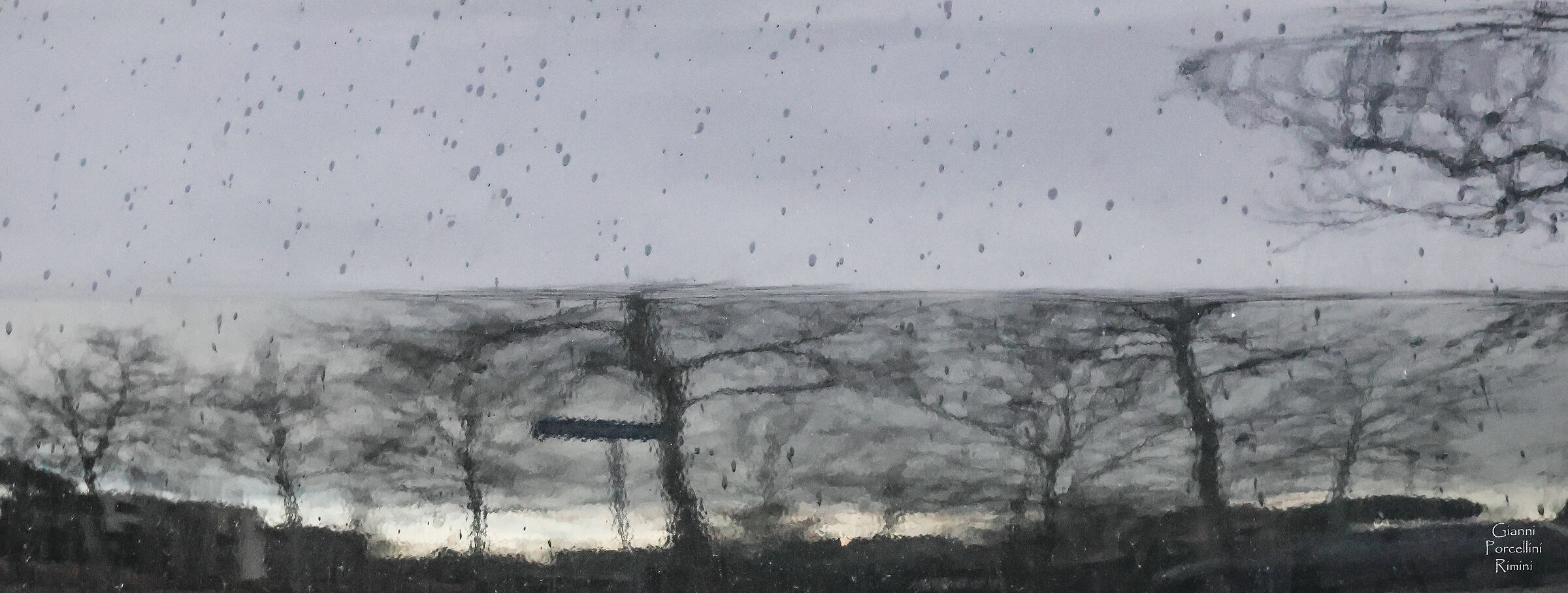 Gloomy day in Rimini - 4.1.24