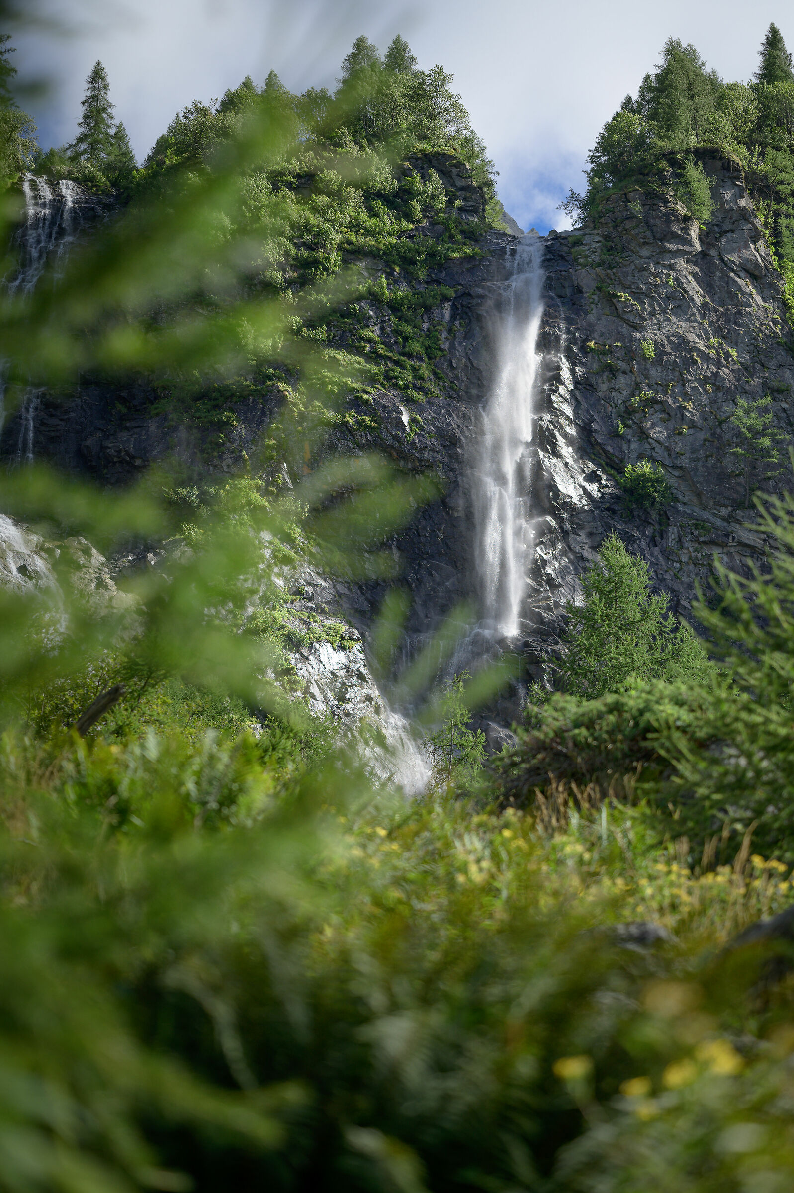 Alpine waterfall