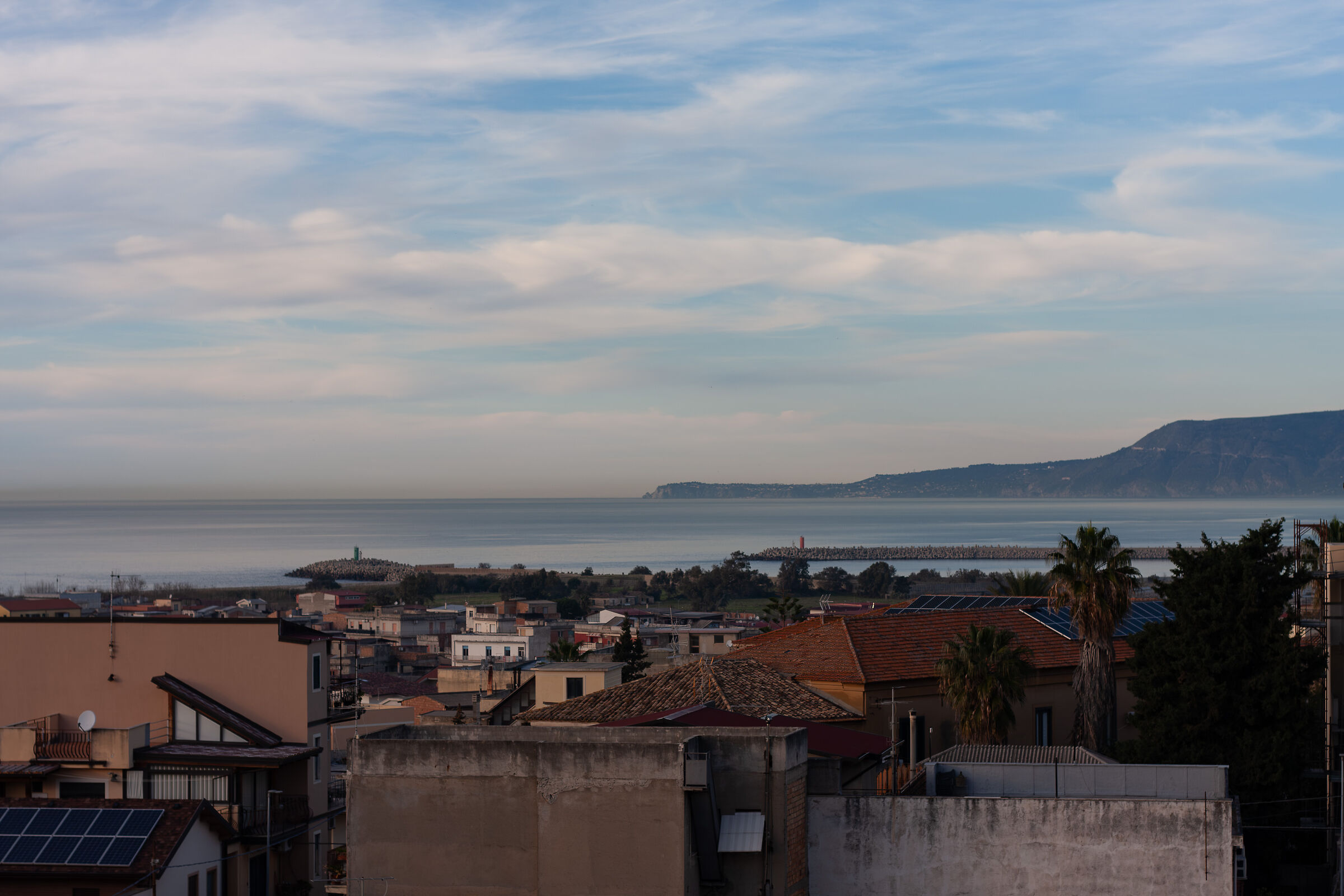 Port of Gioia Tauro - Entrance - From the balcony of the hou...