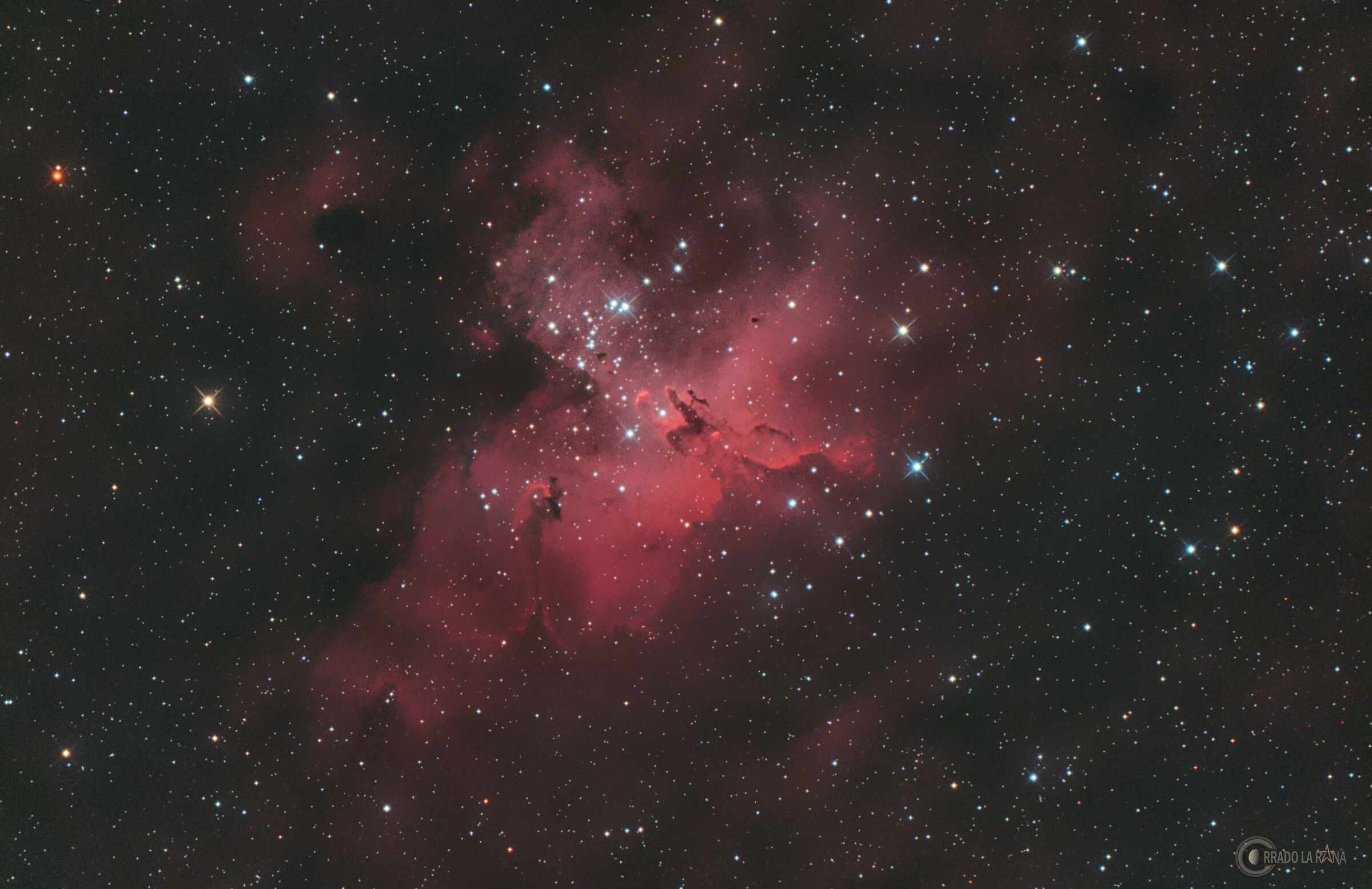 M16 - The Pillars of Creation in the Eagle Nebula