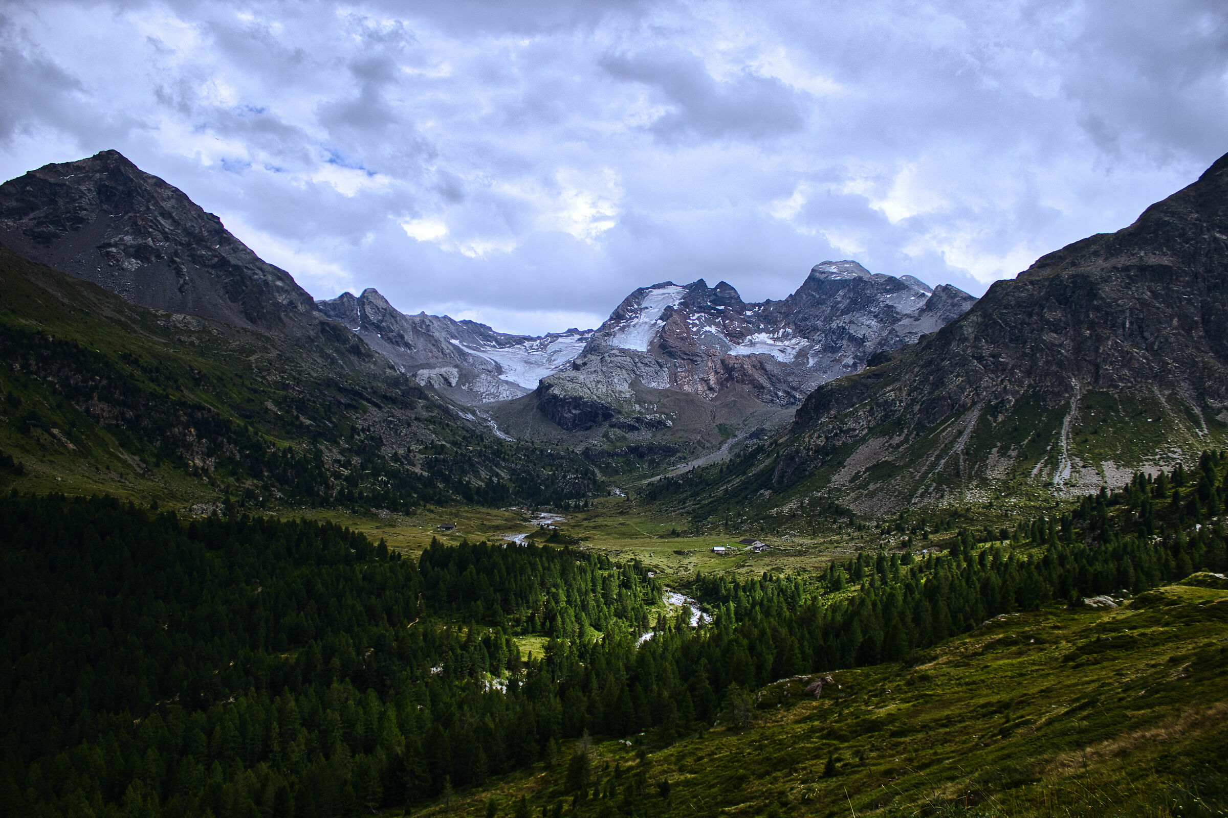 Panoramic view from Val Viola
