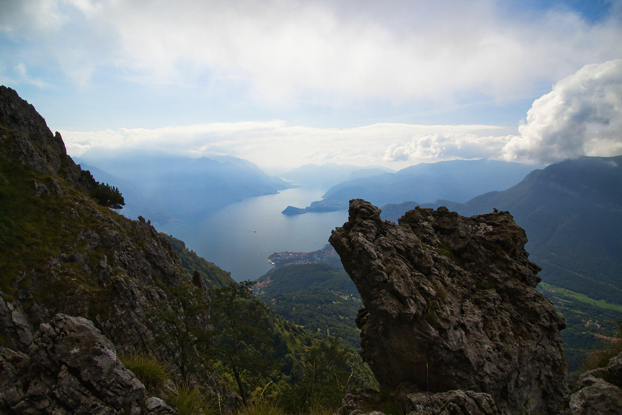 Panoramic photo from Monte Grona