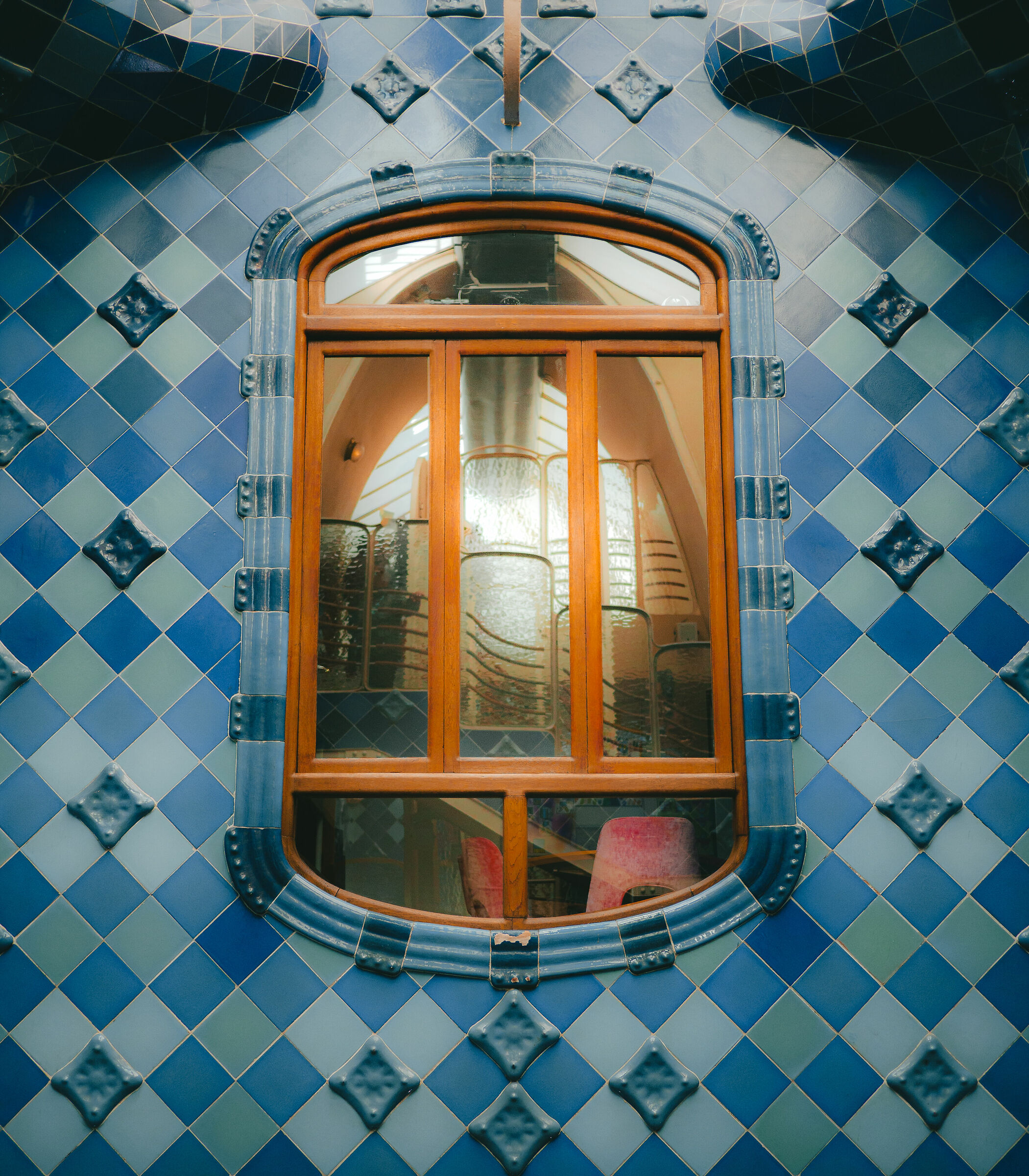 Interior window at Casa Batlló