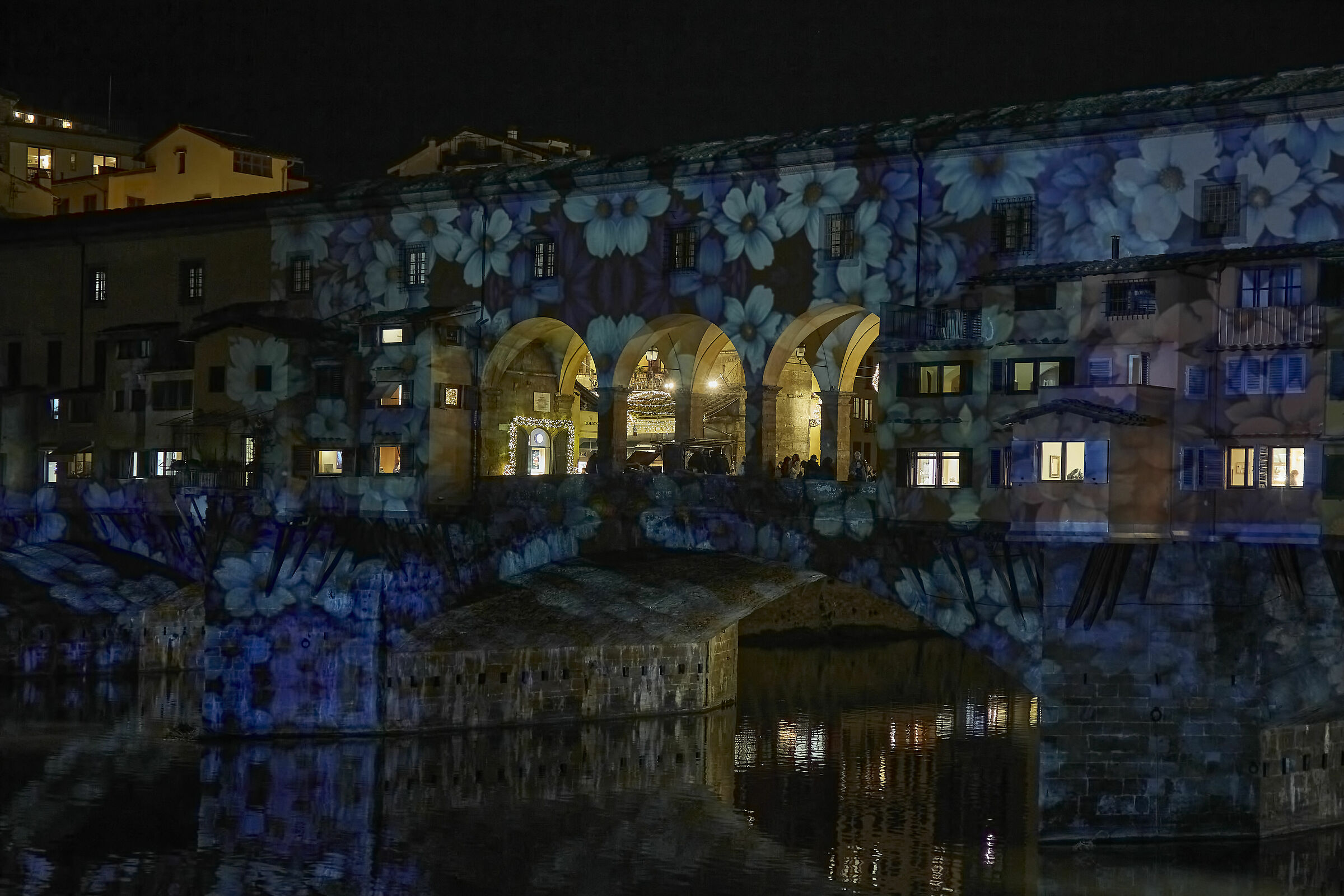 The flowering of the Ponte Vecchio
