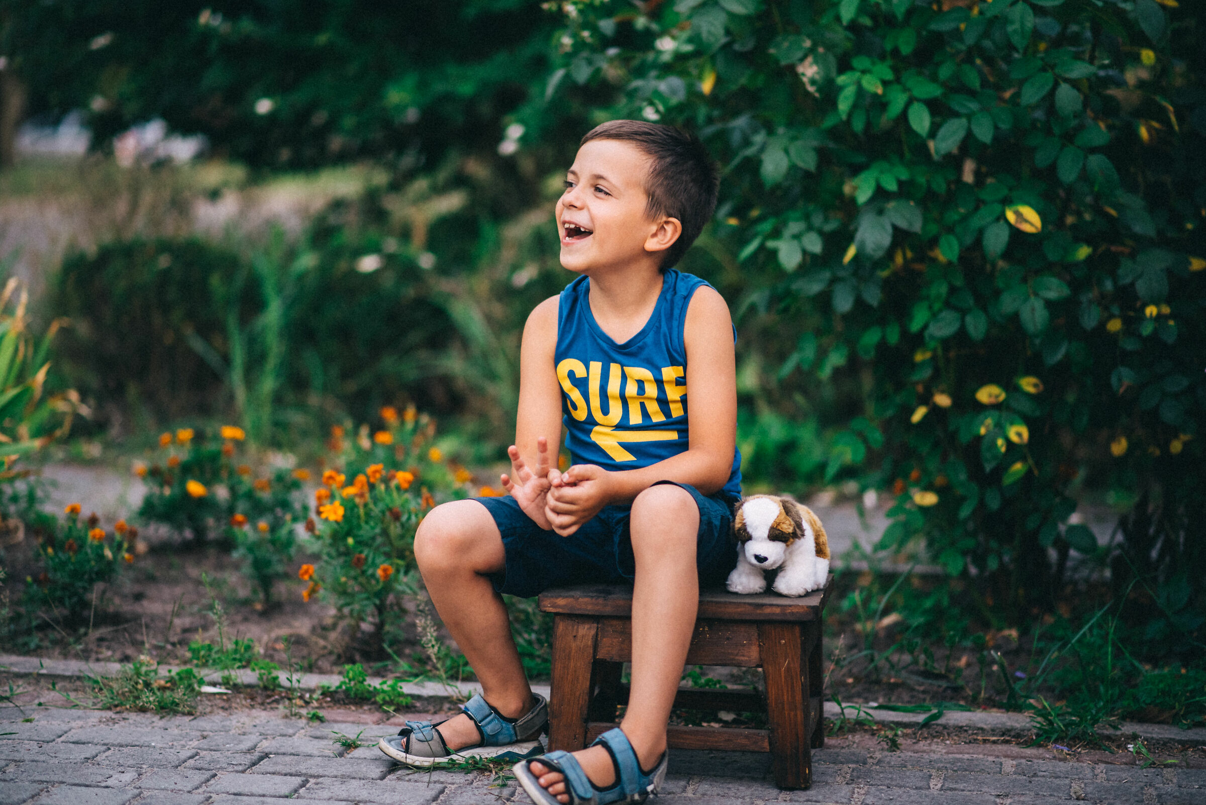 Mi piace catturare le emozioni dei bambini