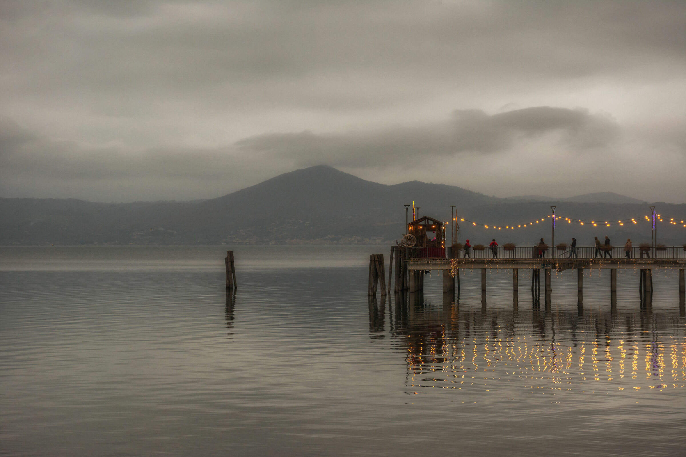 Il pontile di Anguillara Sabatia