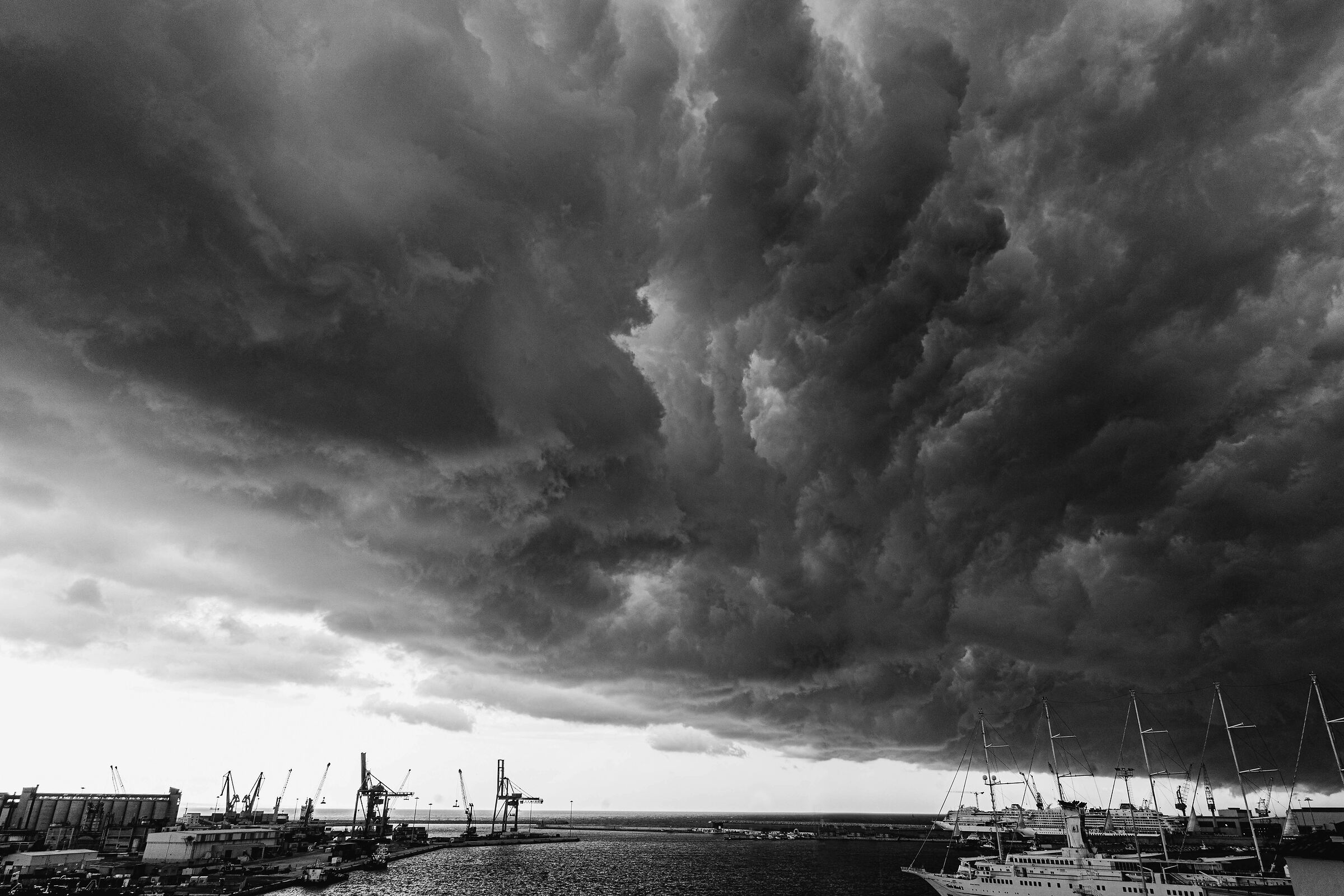 Storm at the Harbor