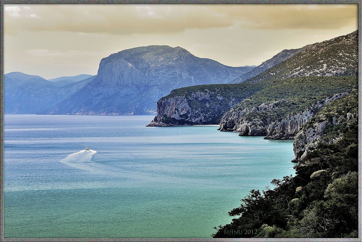 Gulf of Orosei. View of Cala Luna