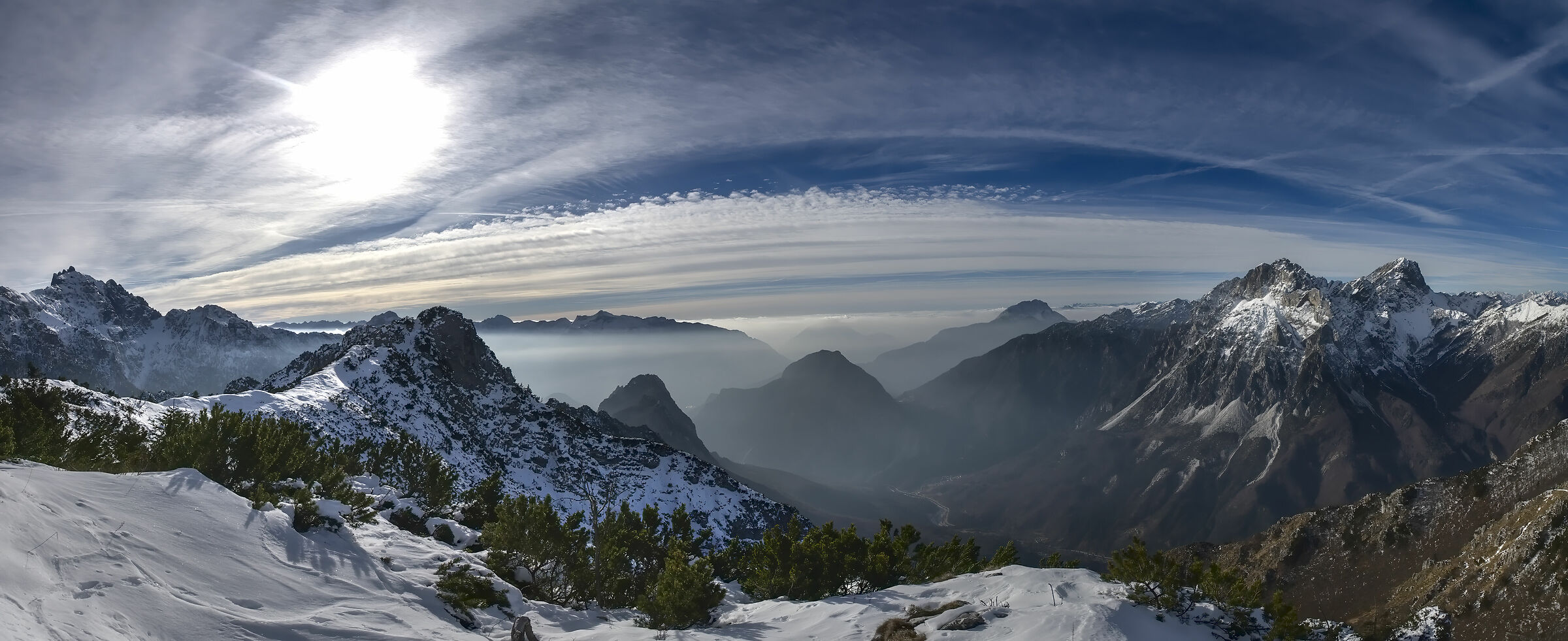 Panoramic view from Cjasut - Carnic Alps