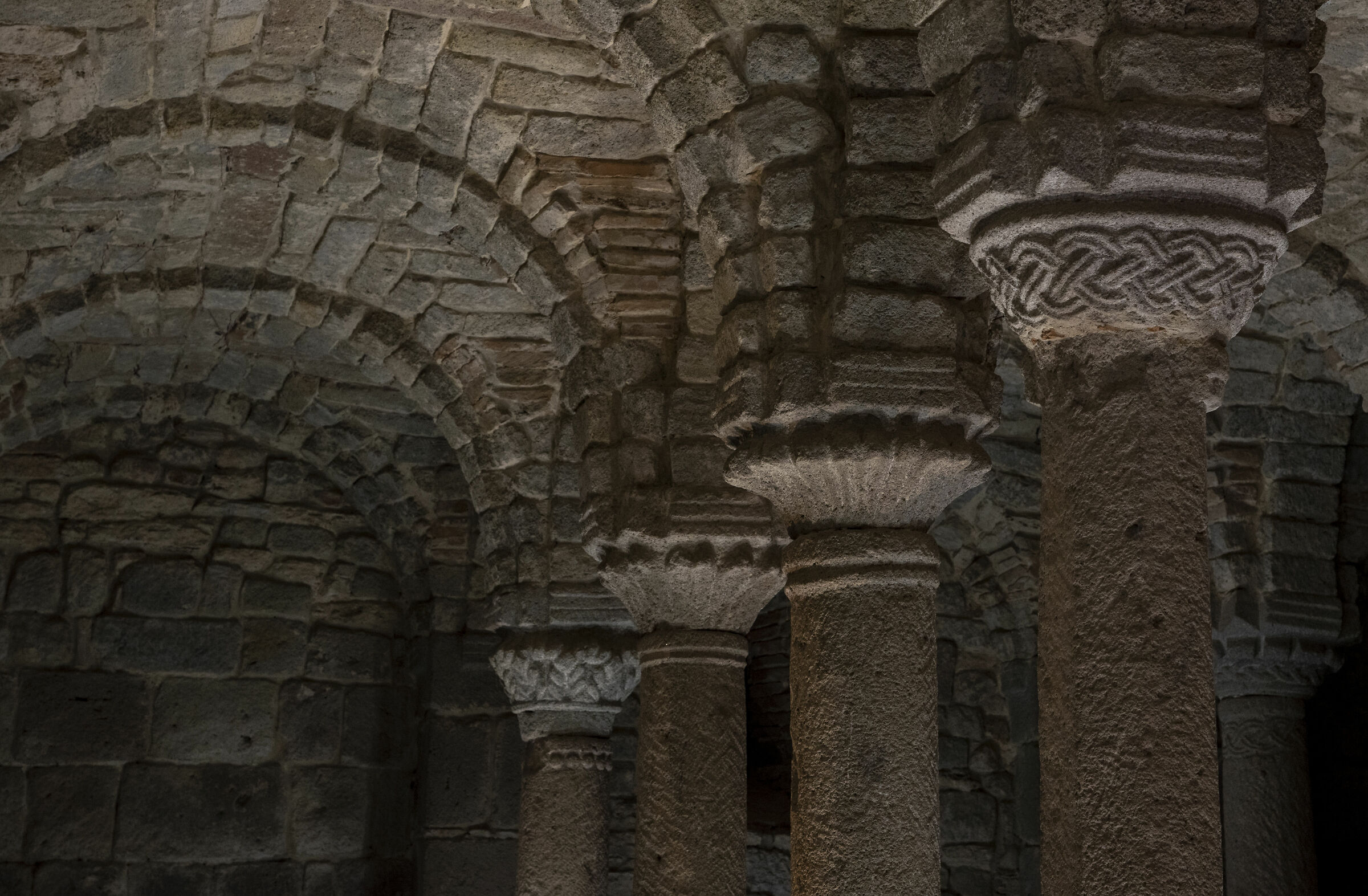 Dettaglio della cripta