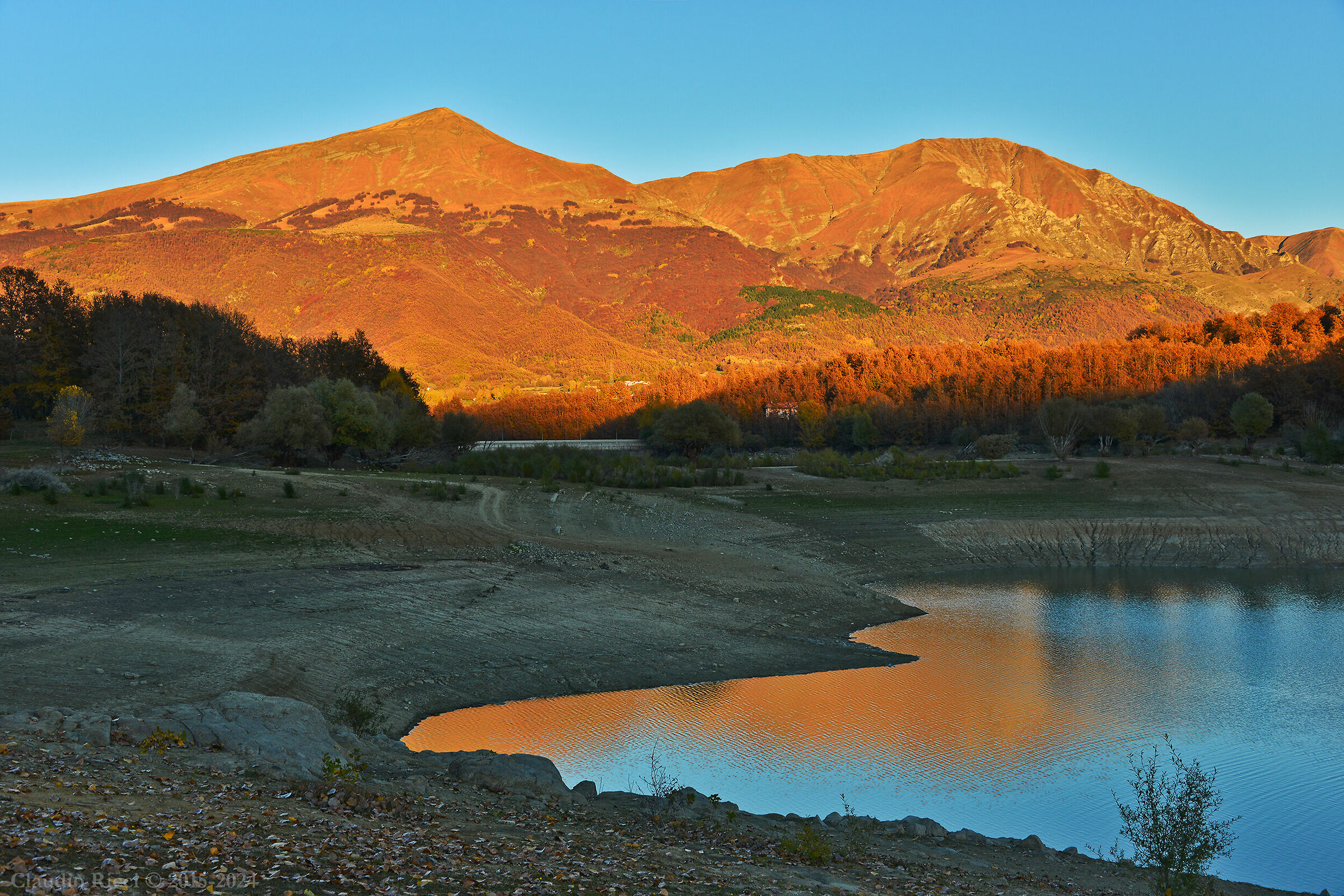 Tramonto sui Monti della Laga