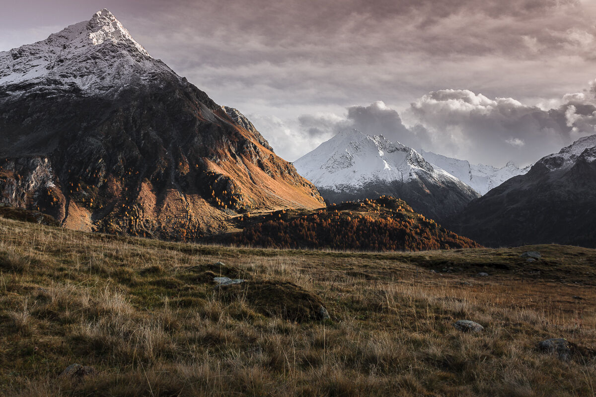 Under the peaks of Bergell ...