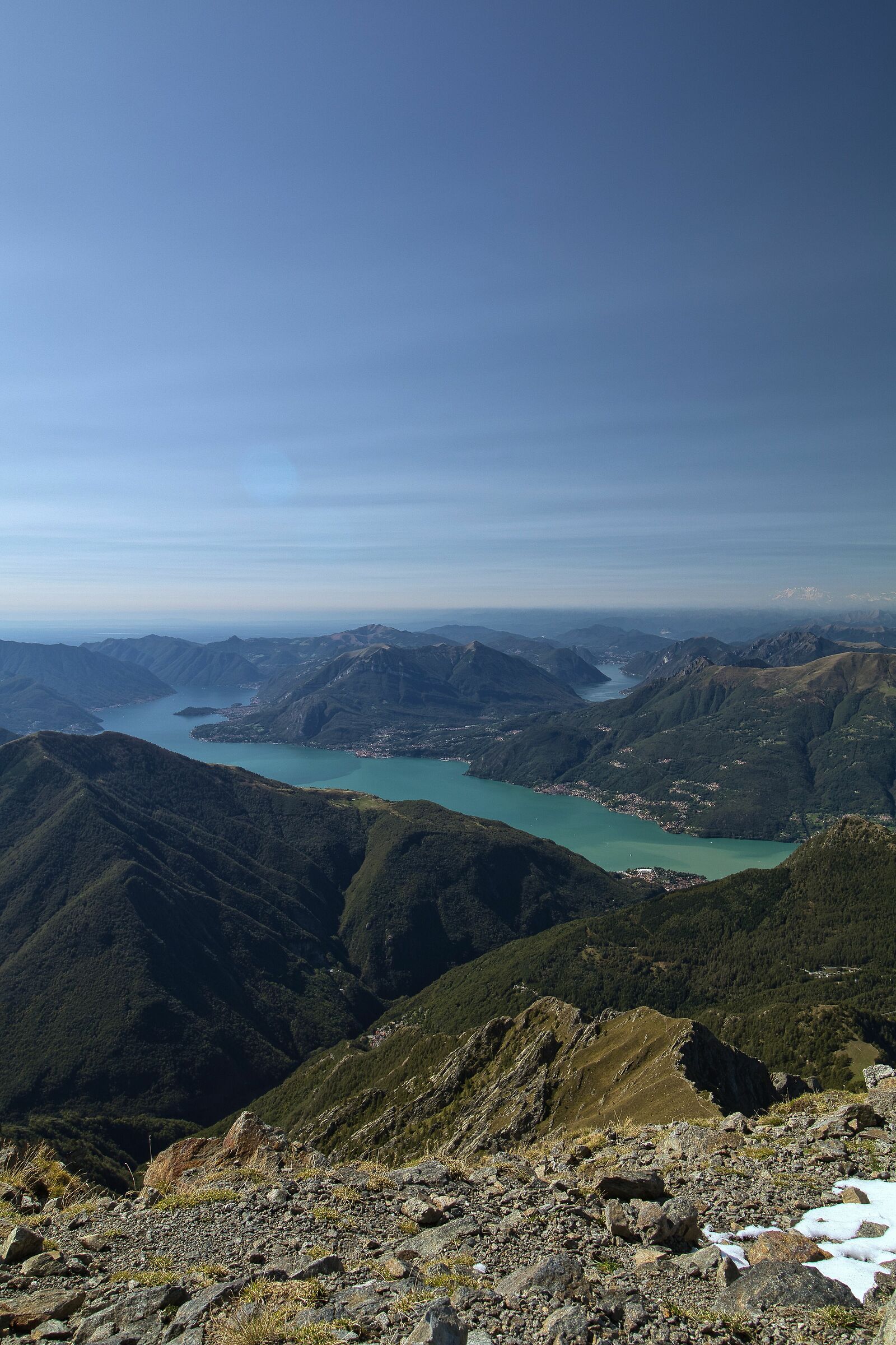 Lake Como from Monte Legnone