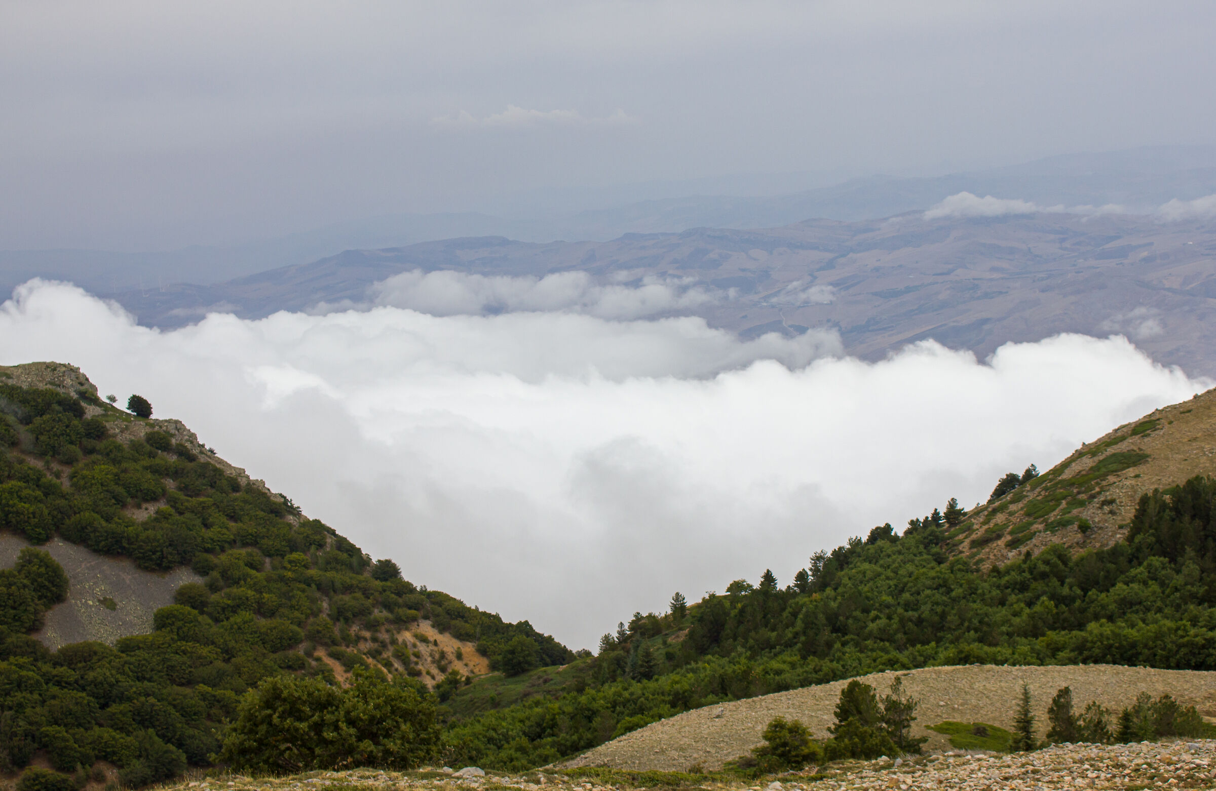 Majestic north wind seen from Piano Grande