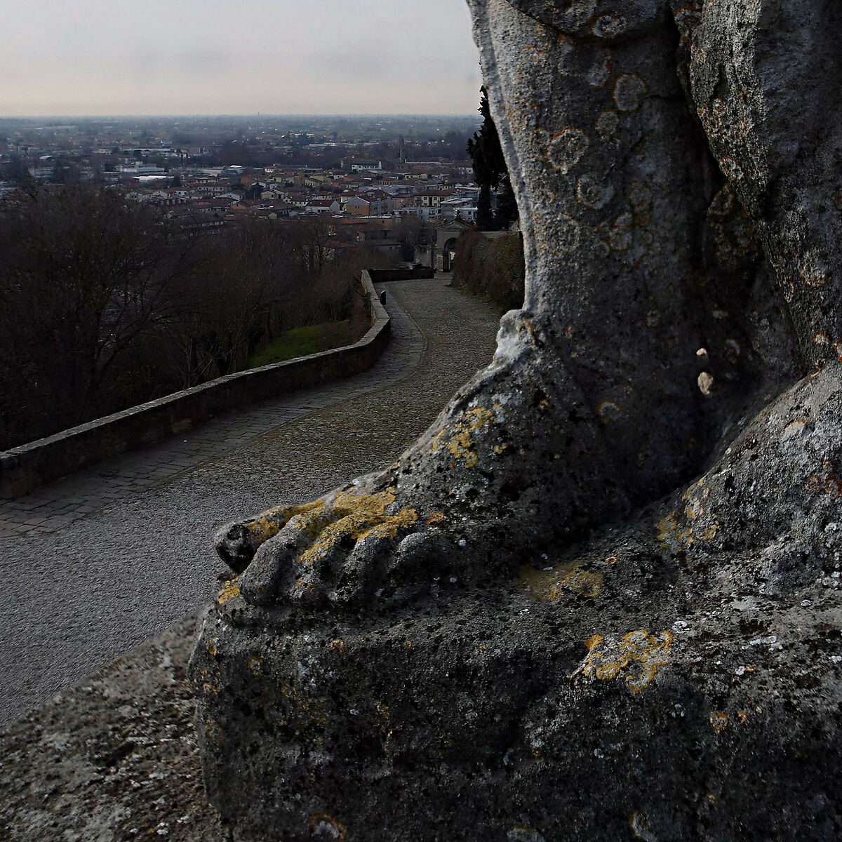 Statue sul Santuario di Monselice