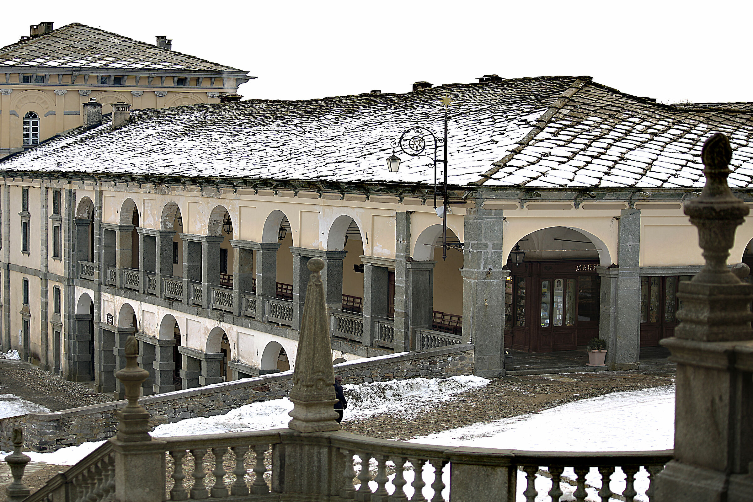 Oropa sulla seconda scalinata..